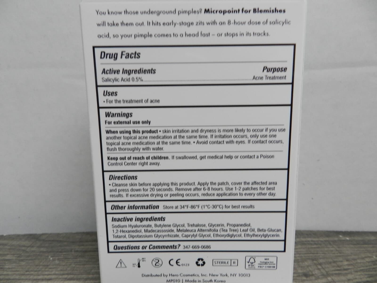 Hero Cosmetics Mighty Patch, Micropoint for Blemishes, 12 Patches Exp 6/24 C50K - Thumbnail 3