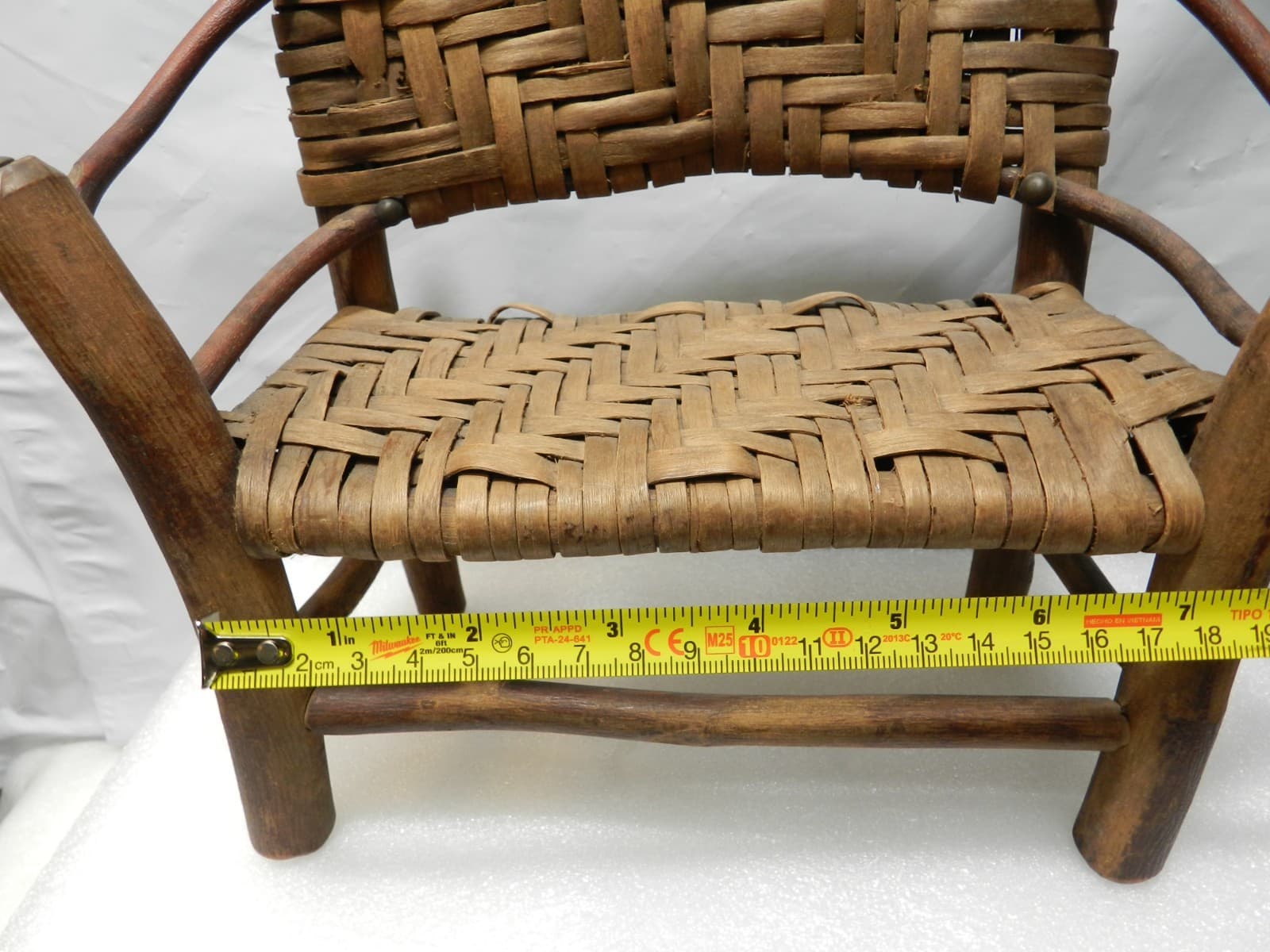 Adirondack / Old Hickory Bench Rocker & Arm Chair Miniature Doll Furniture I66S - Thumbnail 7