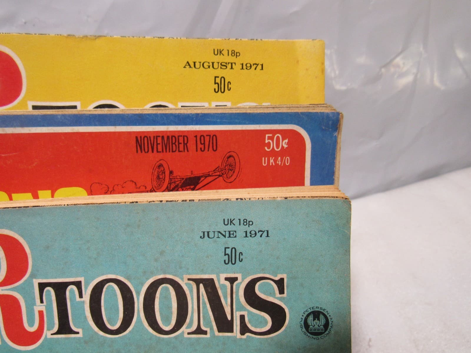 8 vtg Hot Rod Drag CAR Toons Cartoons /Hot Rod Show World Magazines 70's G37JJ - Thumbnail 8