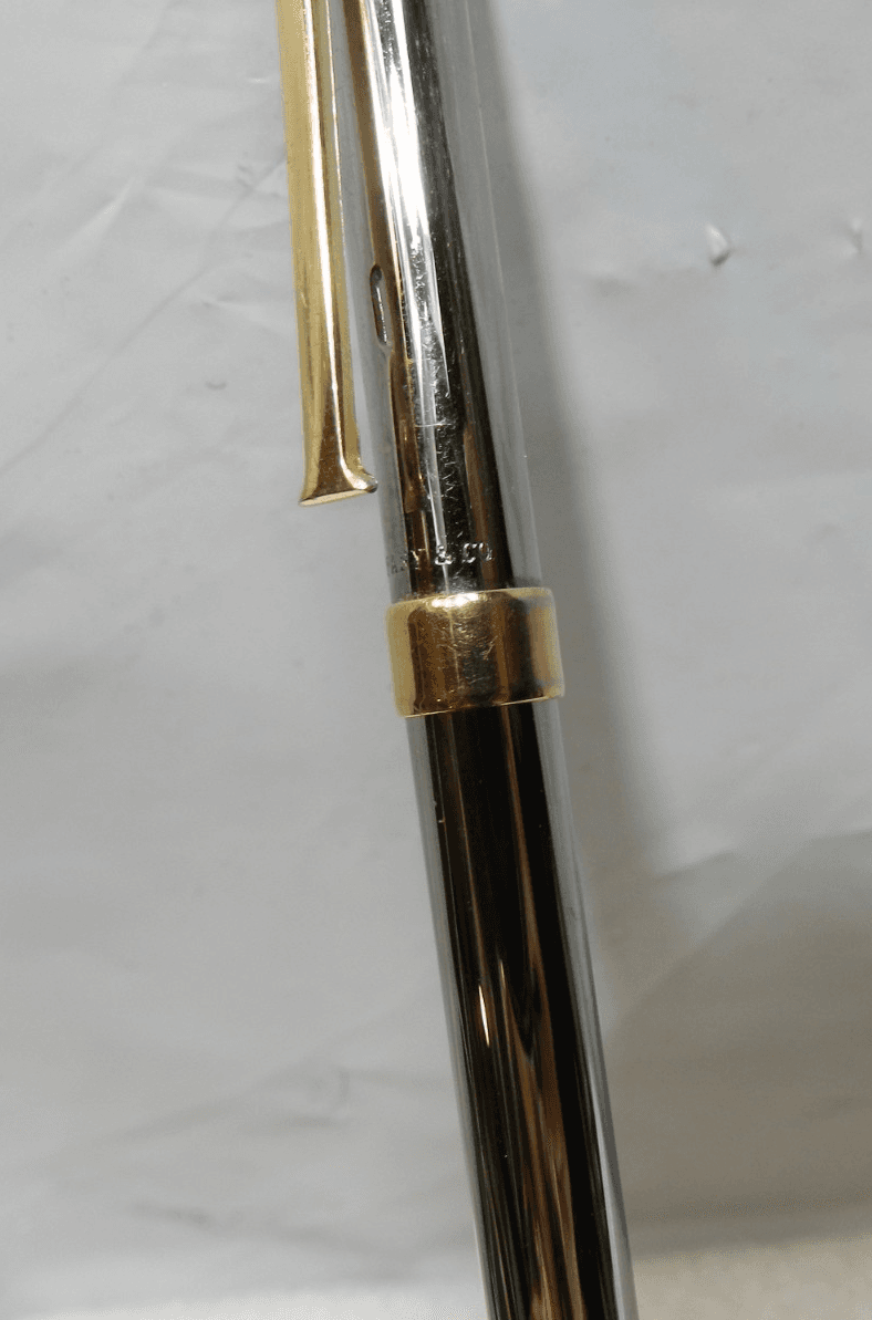 Tiffany Silver & Gold "T" Clip Ballpoint Pen (I61S) - Thumbnail 8