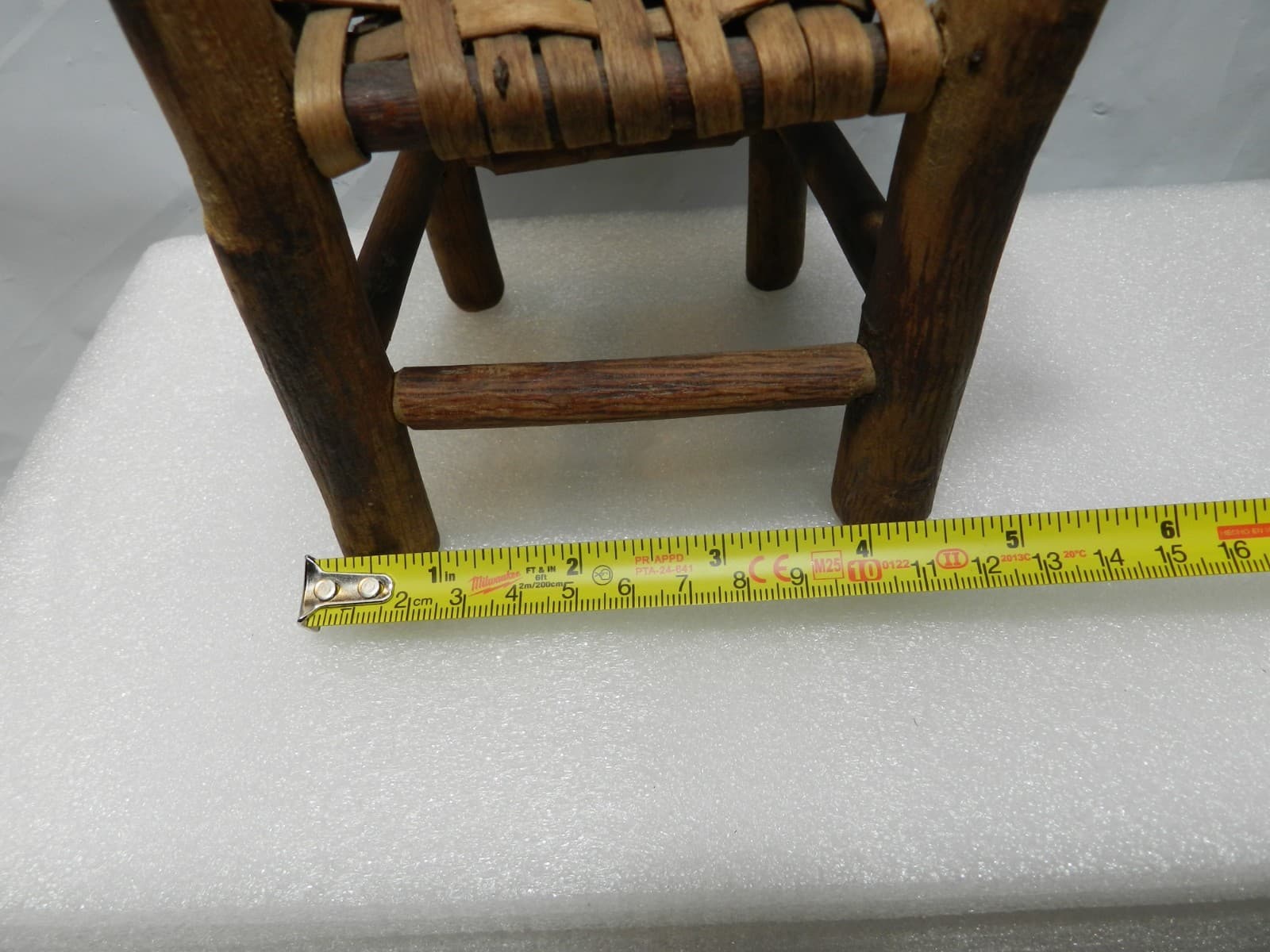 Adirondack / Old Hickory Bench Rocker & Arm Chair Miniature Doll Furniture I66S - Thumbnail 15