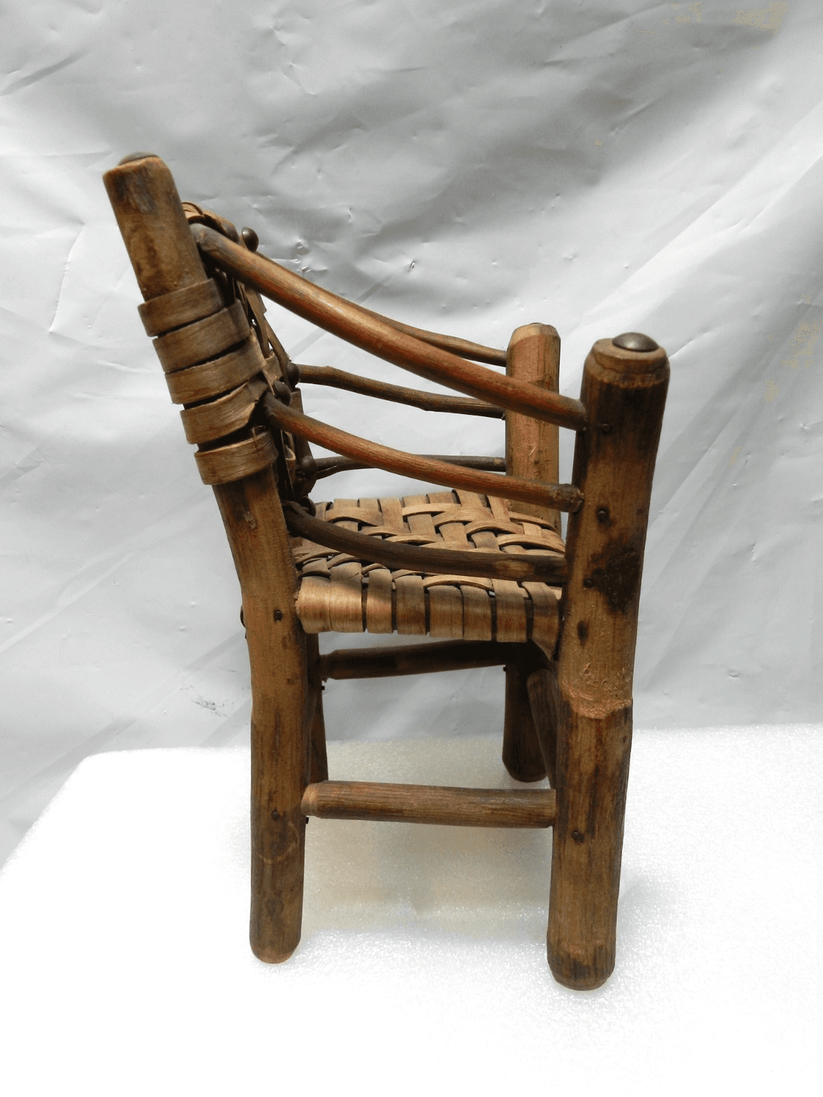 Adirondack / Old Hickory Bench Rocker & Arm Chair Miniature Doll Furniture I66S - Thumbnail 12