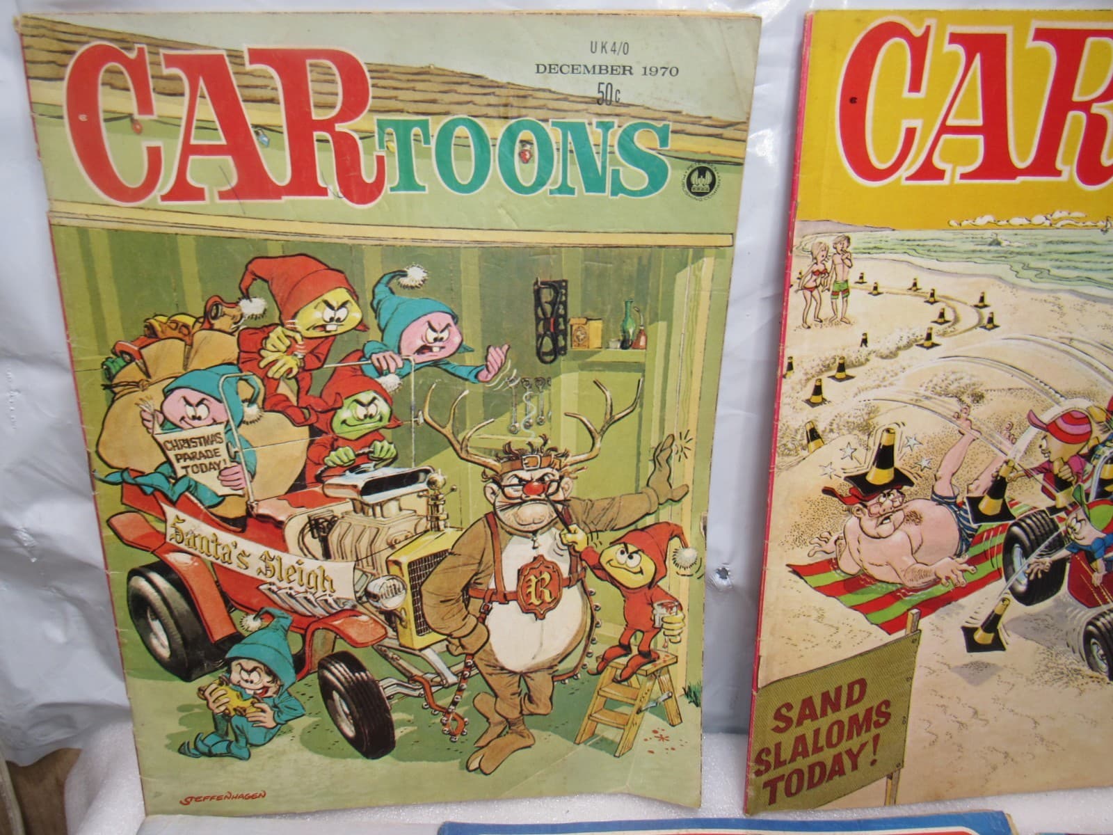 8 vtg Hot Rod Drag CAR Toons Cartoons /Hot Rod Show World Magazines 70's G37JJ - Thumbnail 2