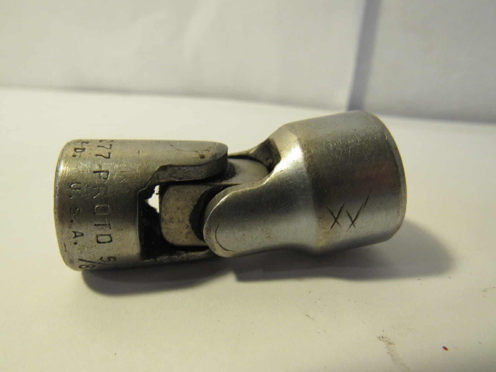 Proto Tools 3/8" Drive 5/8" SAE Shallow 12pt Swivel Socket 5277 H90KD - Thumbnail 2
