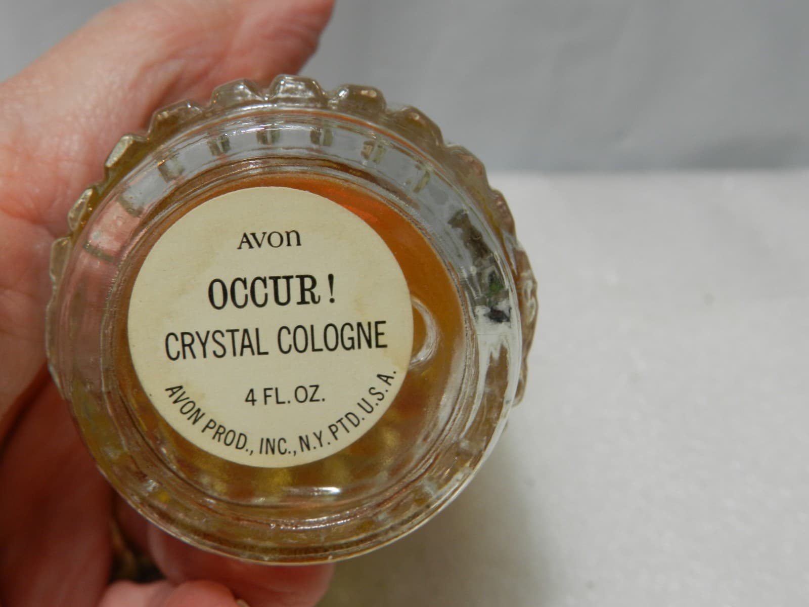 Vintage Occur! Cologne Avon Fragrance 4 FL. Oz (G4J) - Thumbnail 3