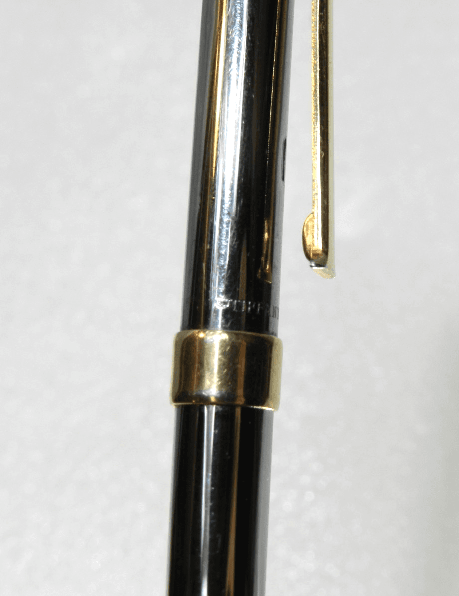 Tiffany Silver & Gold "T" Clip Ballpoint Pen (I61S) - Thumbnail 5