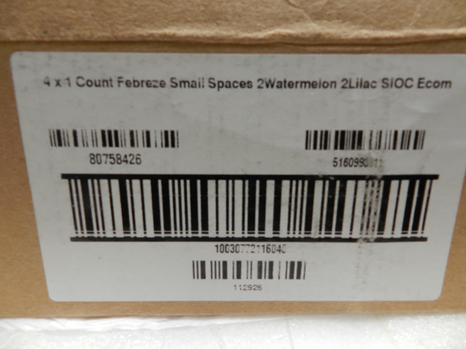 4X Febreze Odor Fighter Small Spaces 2 Watermelon 2 Lilac Air Freshers (M20K) - Thumbnail 4