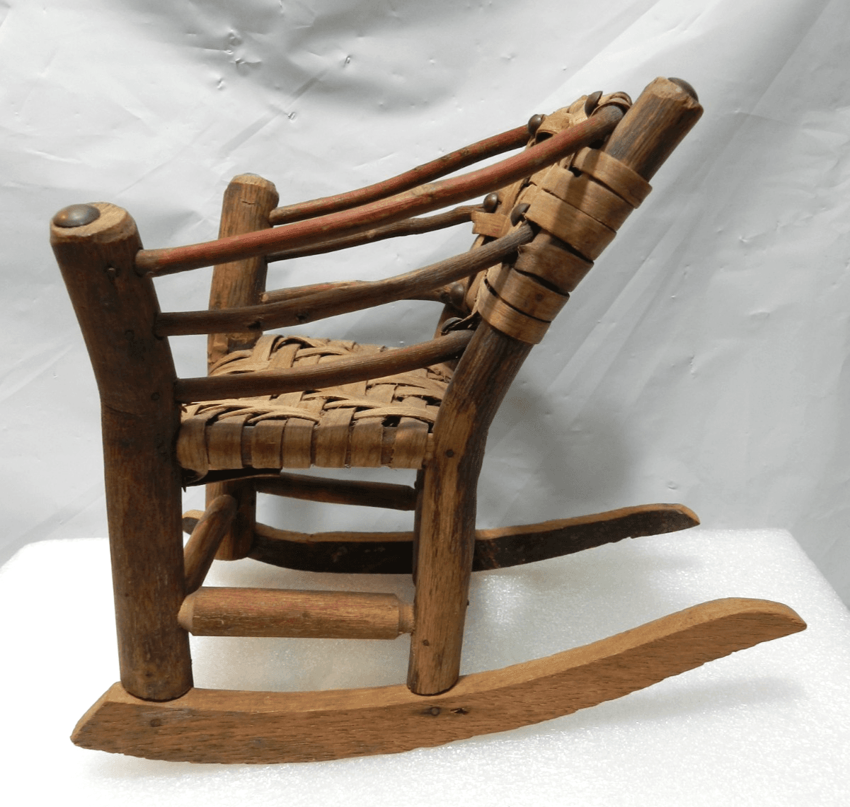Adirondack / Old Hickory Bench Rocker & Arm Chair Miniature Doll Furniture I66S - Thumbnail 18
