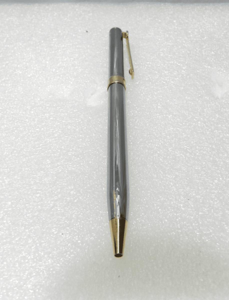 Tiffany Silver & Gold "T" Clip Ballpoint Pen (I61S) - Thumbnail 11