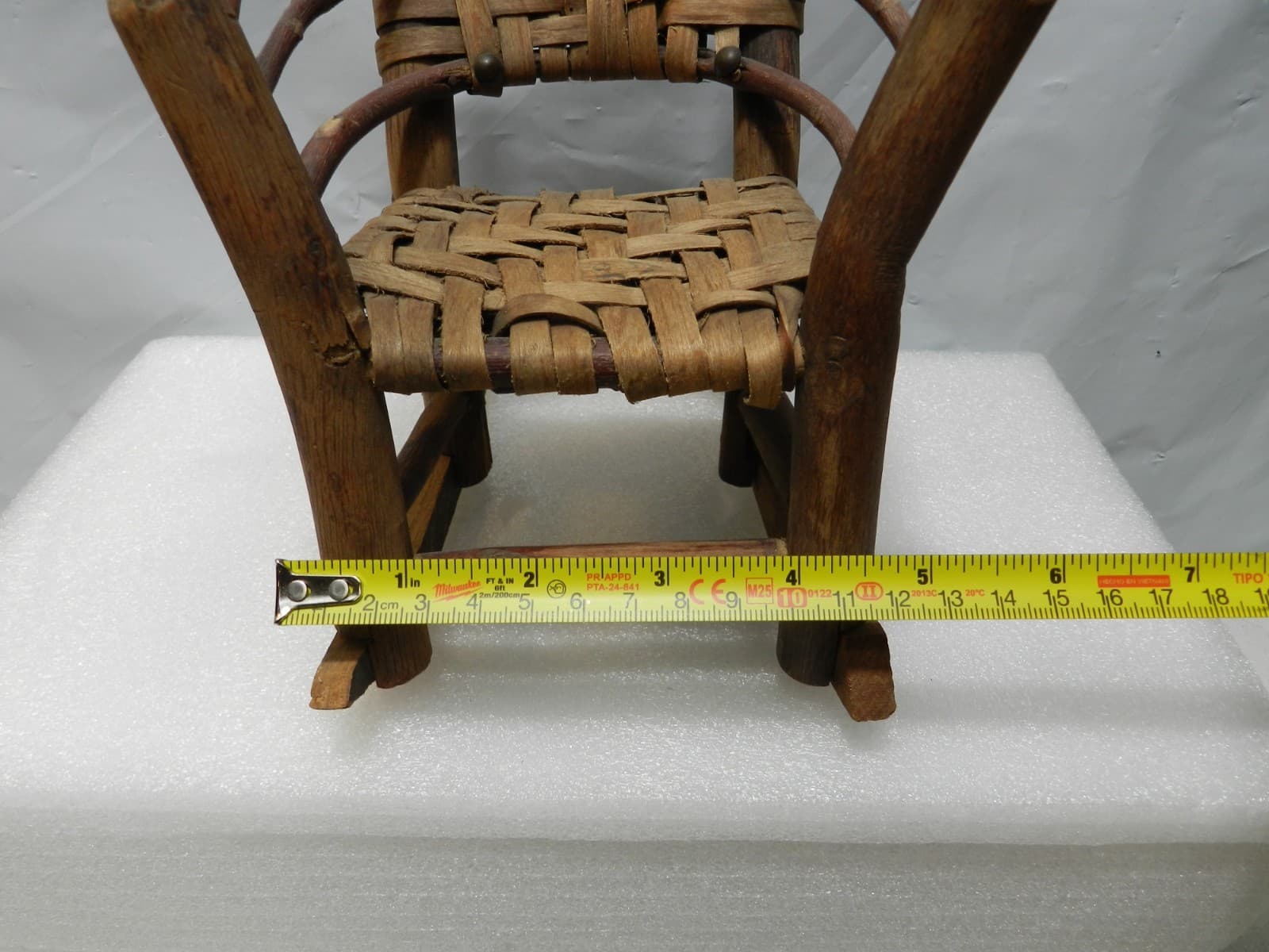 Adirondack / Old Hickory Bench Rocker & Arm Chair Miniature Doll Furniture I66S - Thumbnail 24