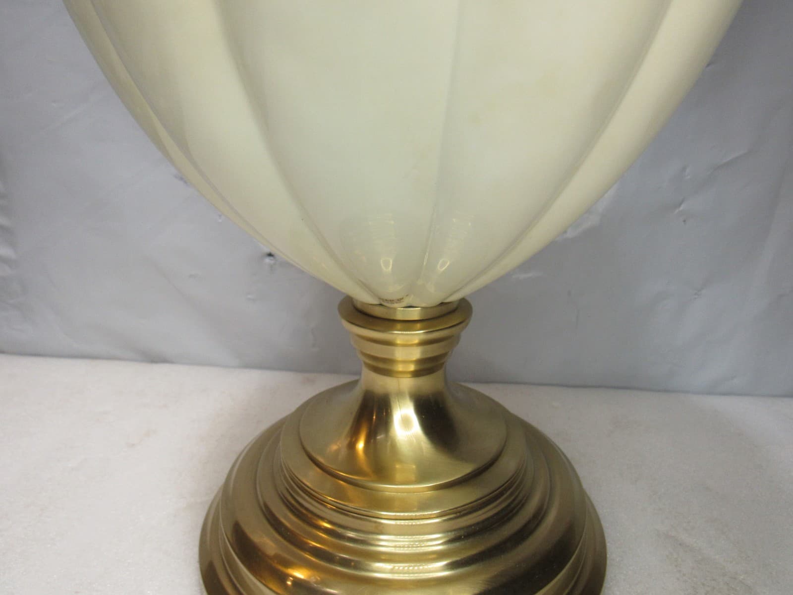 Rare LENOX QUOIZEL ATHENIAN TABLE LAMPS BRASS FINISH 30.5"H x 15"D 3 Way I75J - Thumbnail 9