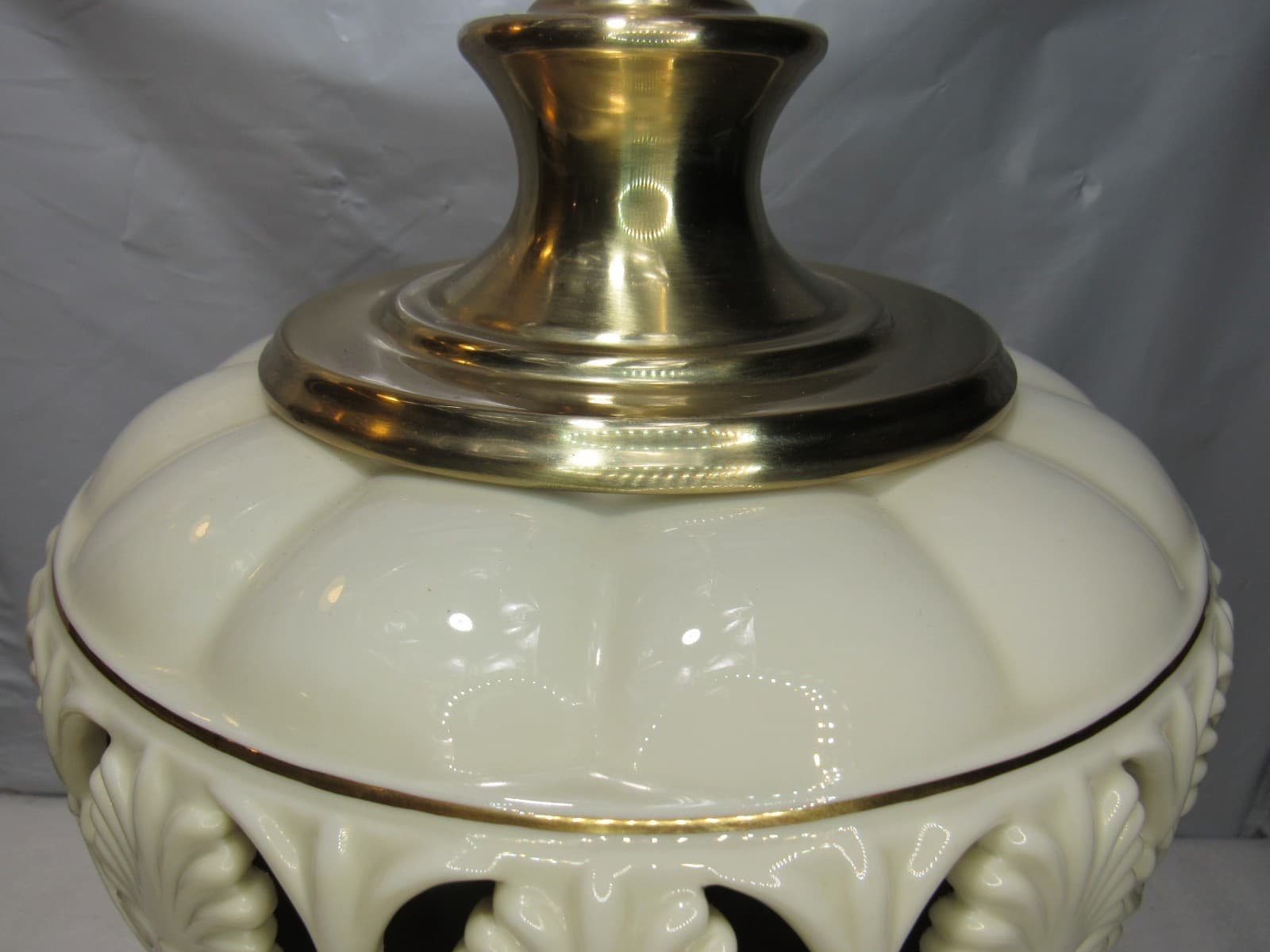 Rare LENOX QUOIZEL ATHENIAN TABLE LAMPS BRASS FINISH 30.5"H x 15"D 3 Way I75J - Thumbnail 11