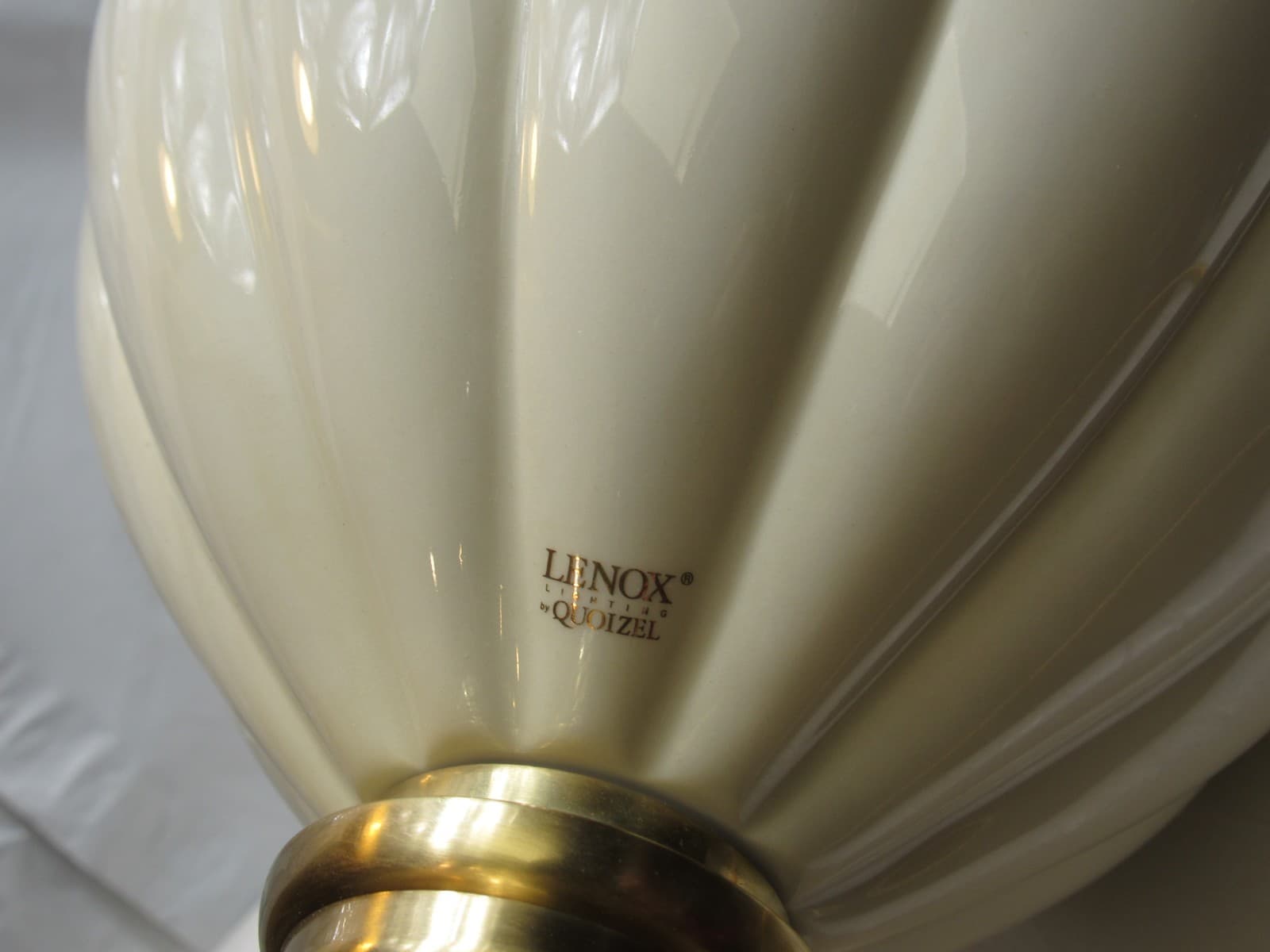 Rare LENOX QUOIZEL ATHENIAN TABLE LAMPS BRASS FINISH 30.5"H x 15"D 3 Way I75J - Thumbnail 19