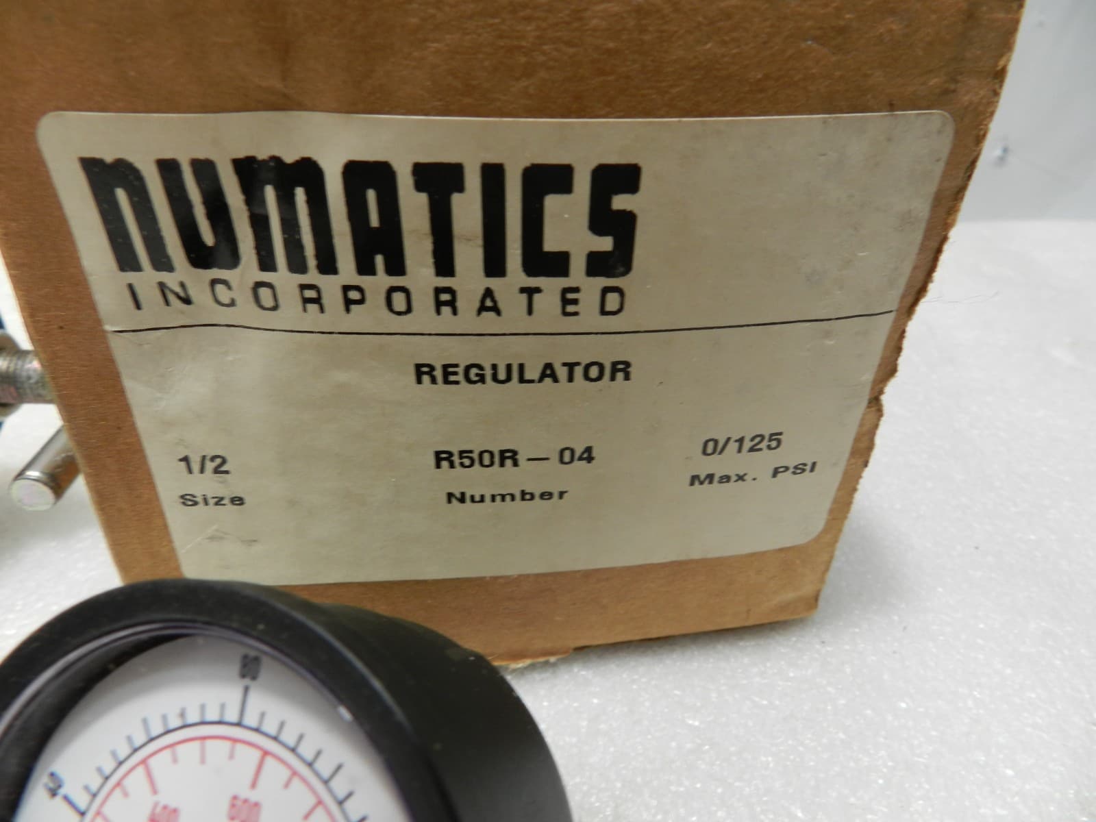 1/2 NPT Numatic R50R-04G Air High Flow Regulator W/Gauge Output Pressure 125 C30 - Thumbnail 7