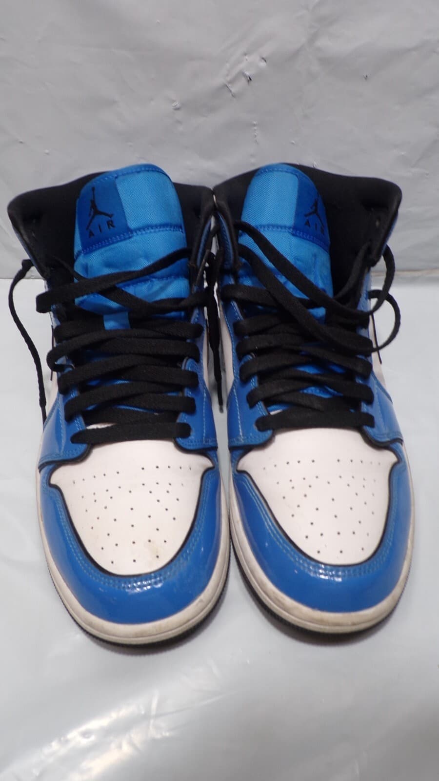Nike Air Jordan 1 Mid Mens SE Signal Blue DD6834-402 Size 9 (N52J) - Thumbnail 3