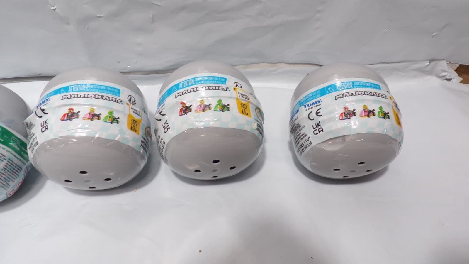 6 New Sealed Nintendo Super Mario Kart Racers Blind Balls (N50K) - Thumbnail 3