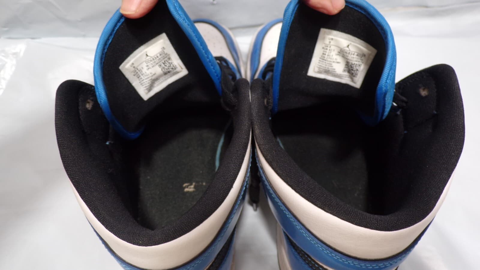 Nike Air Jordan 1 Mid Mens SE Signal Blue DD6834-402 Size 9 (N52J) - Thumbnail 5