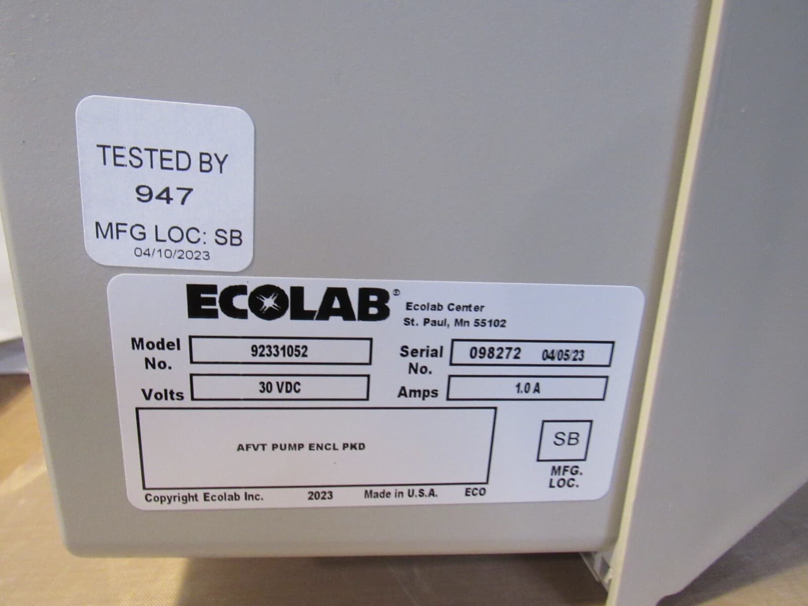 Ecolab Antimicrobial Fruit & Vegetable Treatment Complete Kit (Keystone) W29K - Thumbnail 11
