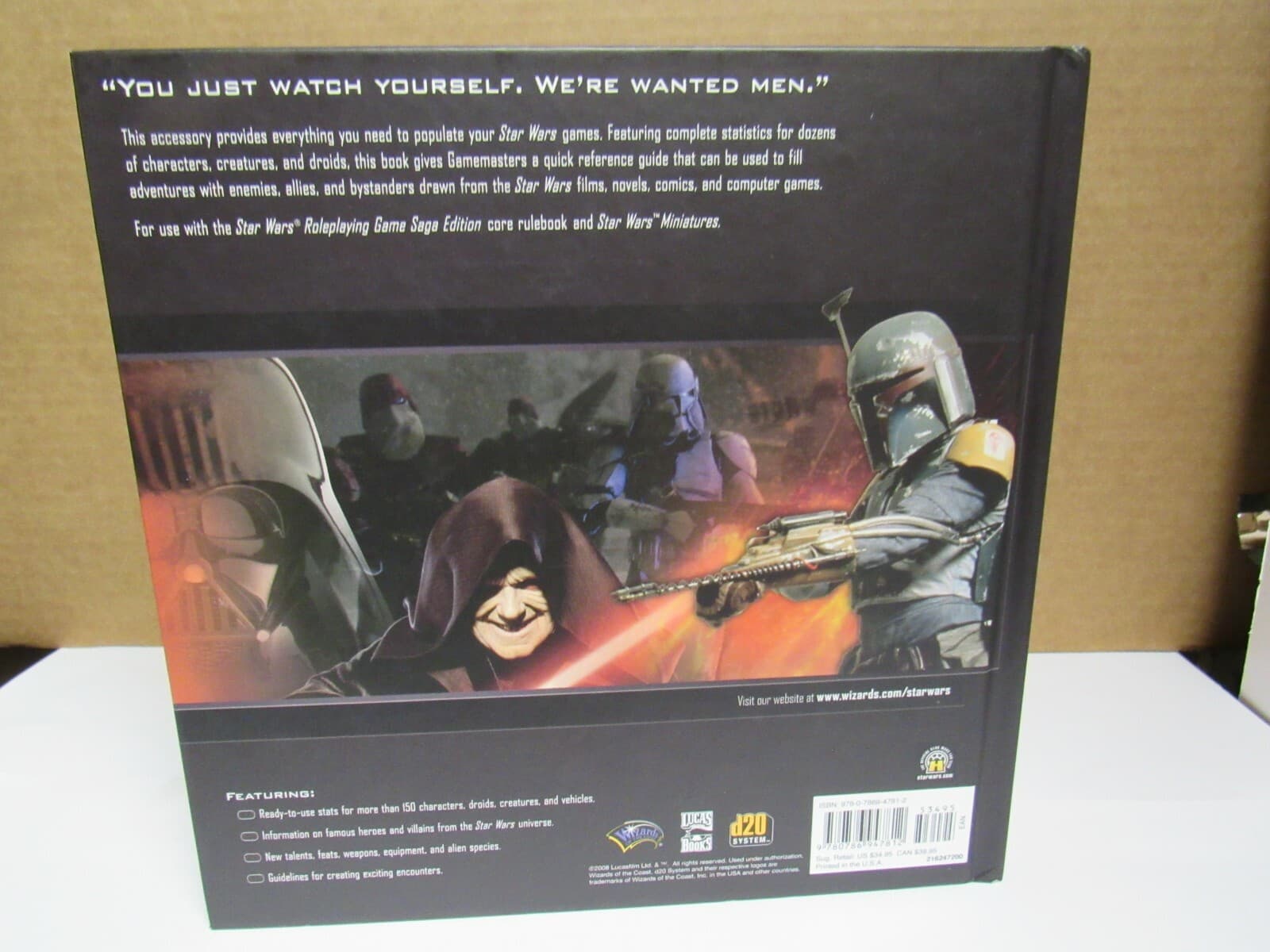 Star Wars Role Playing Game Saga Edition RPG Threats of the Galaxy - Thumbnail 3