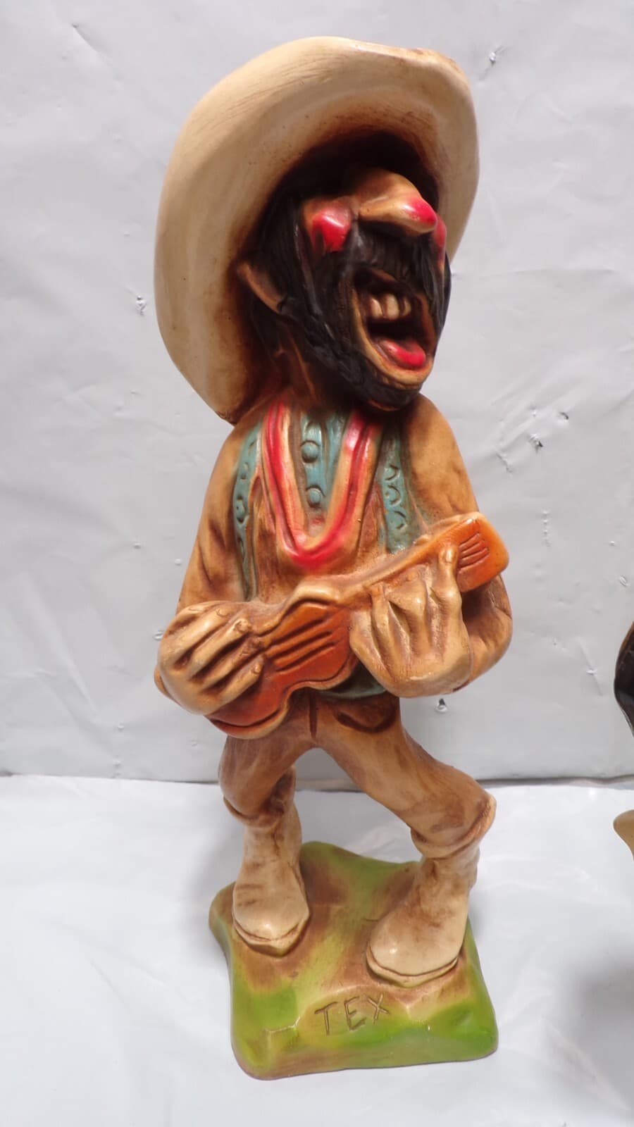 Vintage H.S. Anderson "Tex & Old Paint" Chalkwear Figures (N51J) - Thumbnail 2