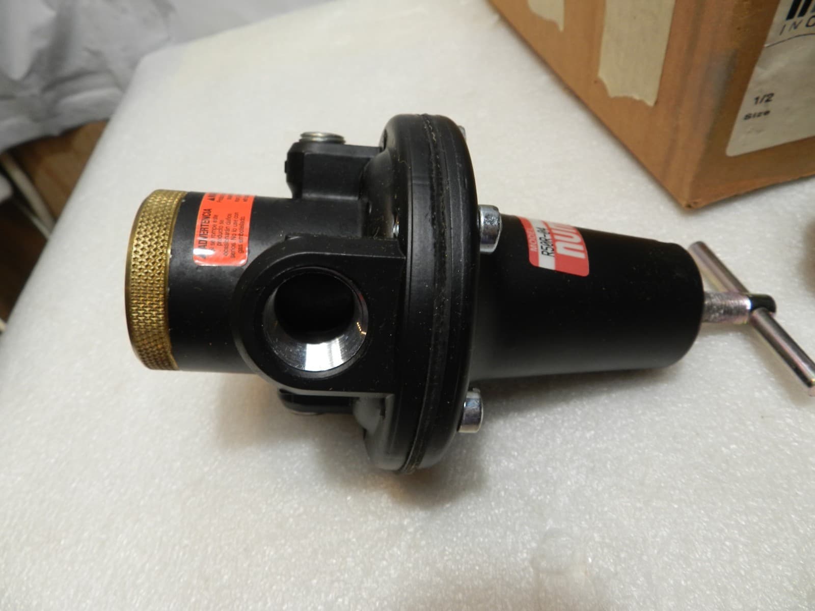 1/2 NPT Numatic R50R-04G Air High Flow Regulator W/Gauge Output Pressure 125 C30 - Thumbnail 4