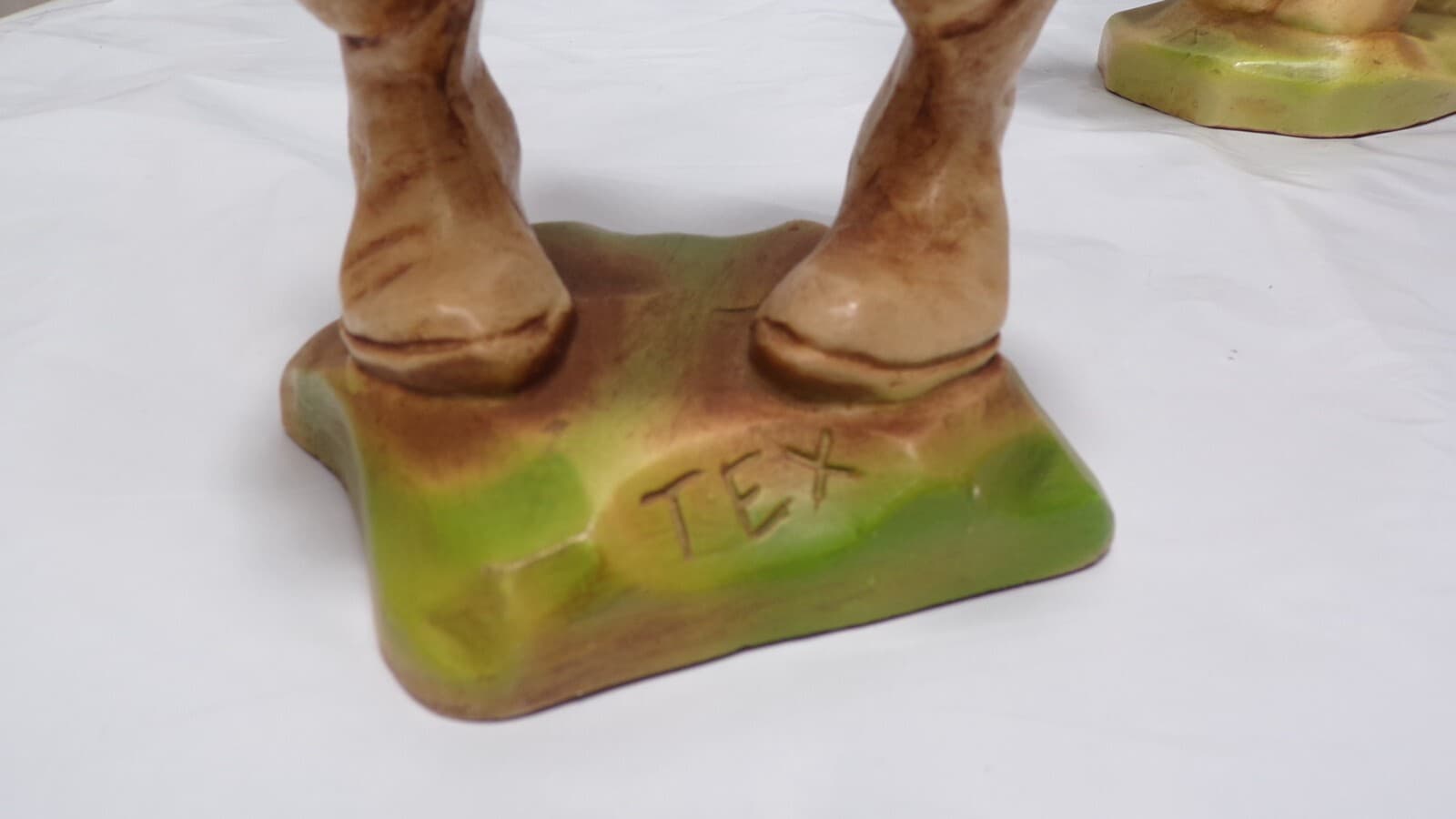 Vintage H.S. Anderson "Tex & Old Paint" Chalkwear Figures (N51J) - Thumbnail 9