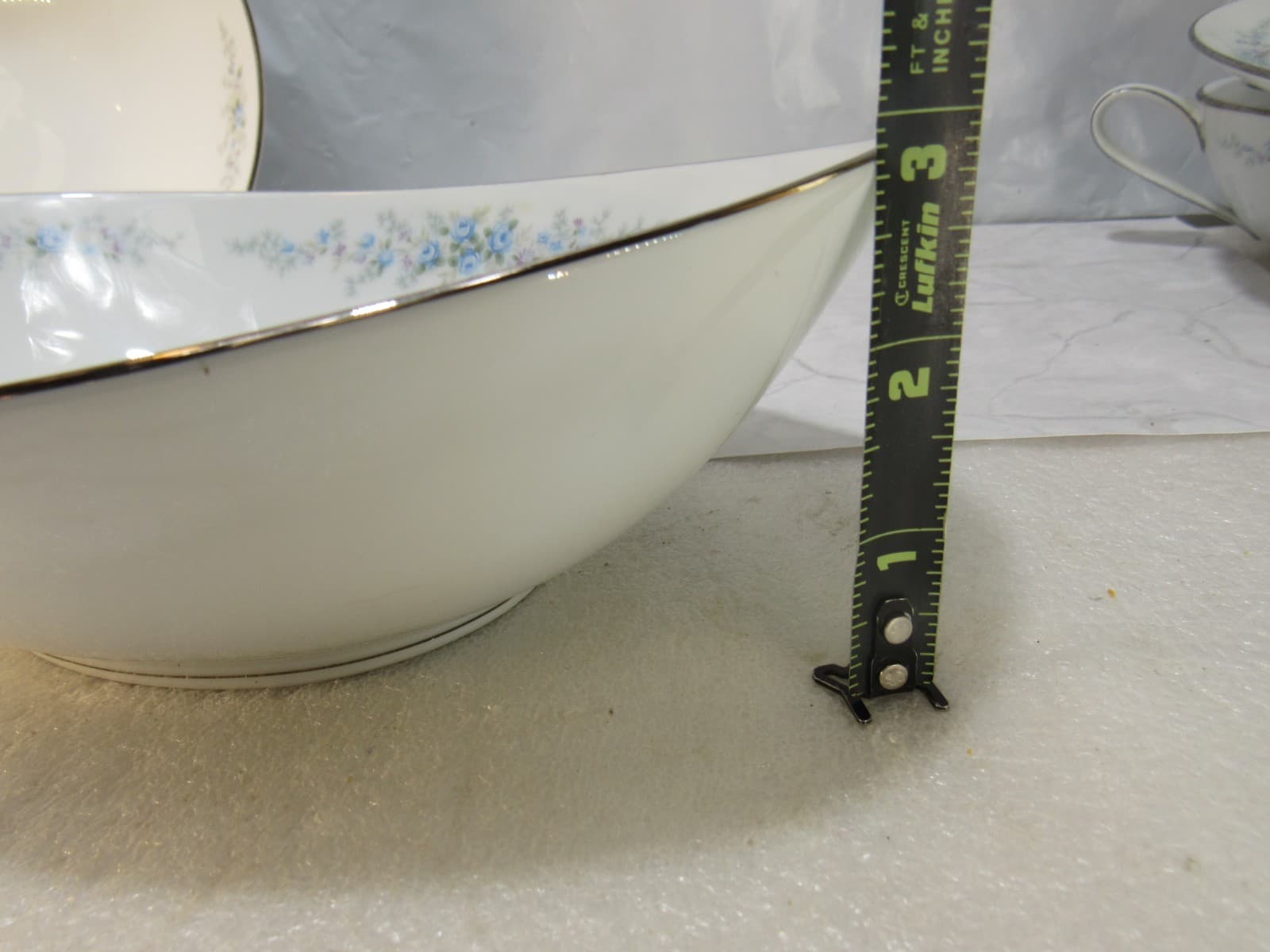 2 Retired NORITAKE ROSEBERRY 6241 Japan Round & Oval Serving Veg. Bowl (X84K) - Thumbnail 4