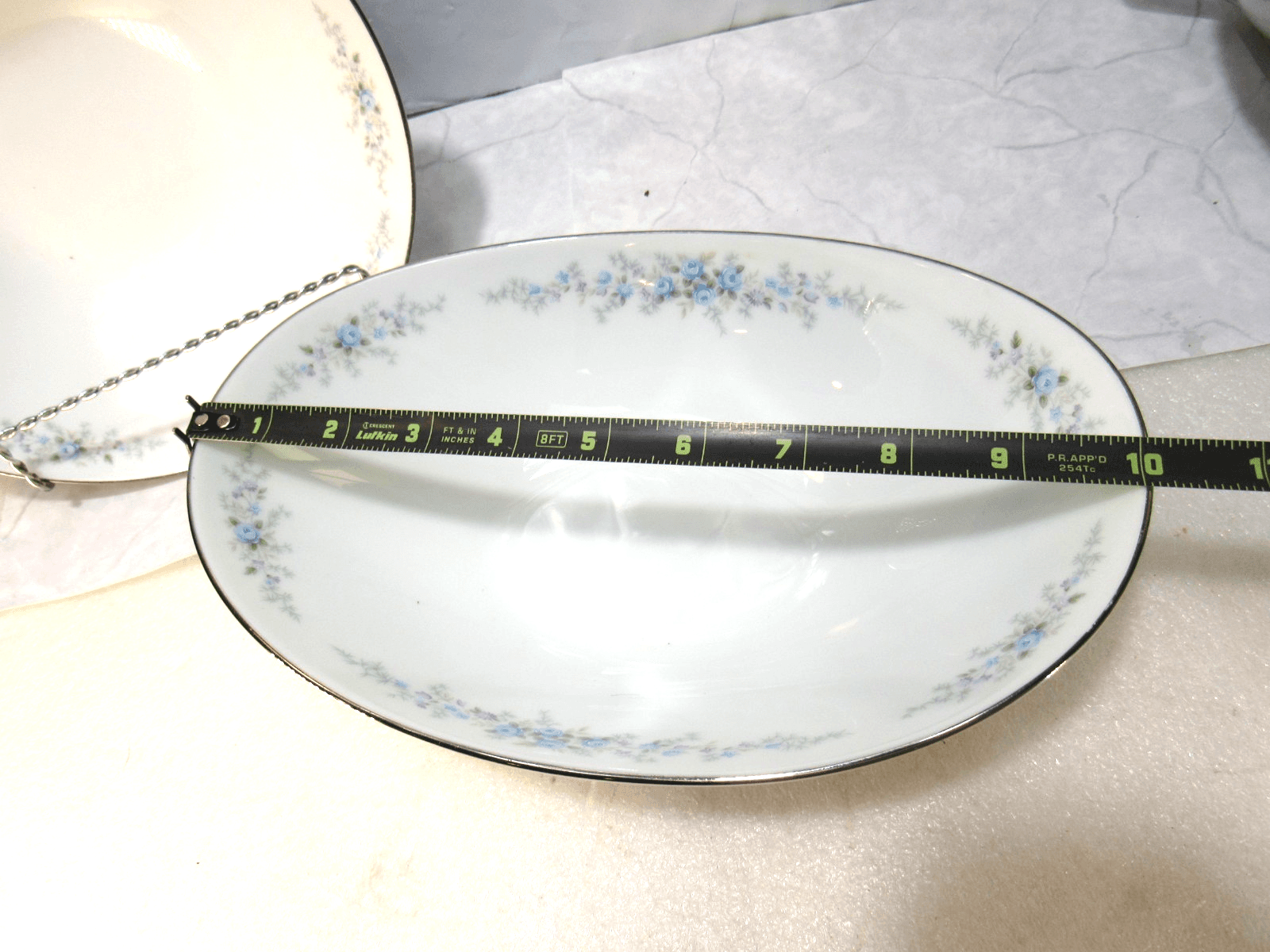 2 Retired NORITAKE ROSEBERRY 6241 Japan Round & Oval Serving Veg. Bowl (X84K) - Thumbnail 3