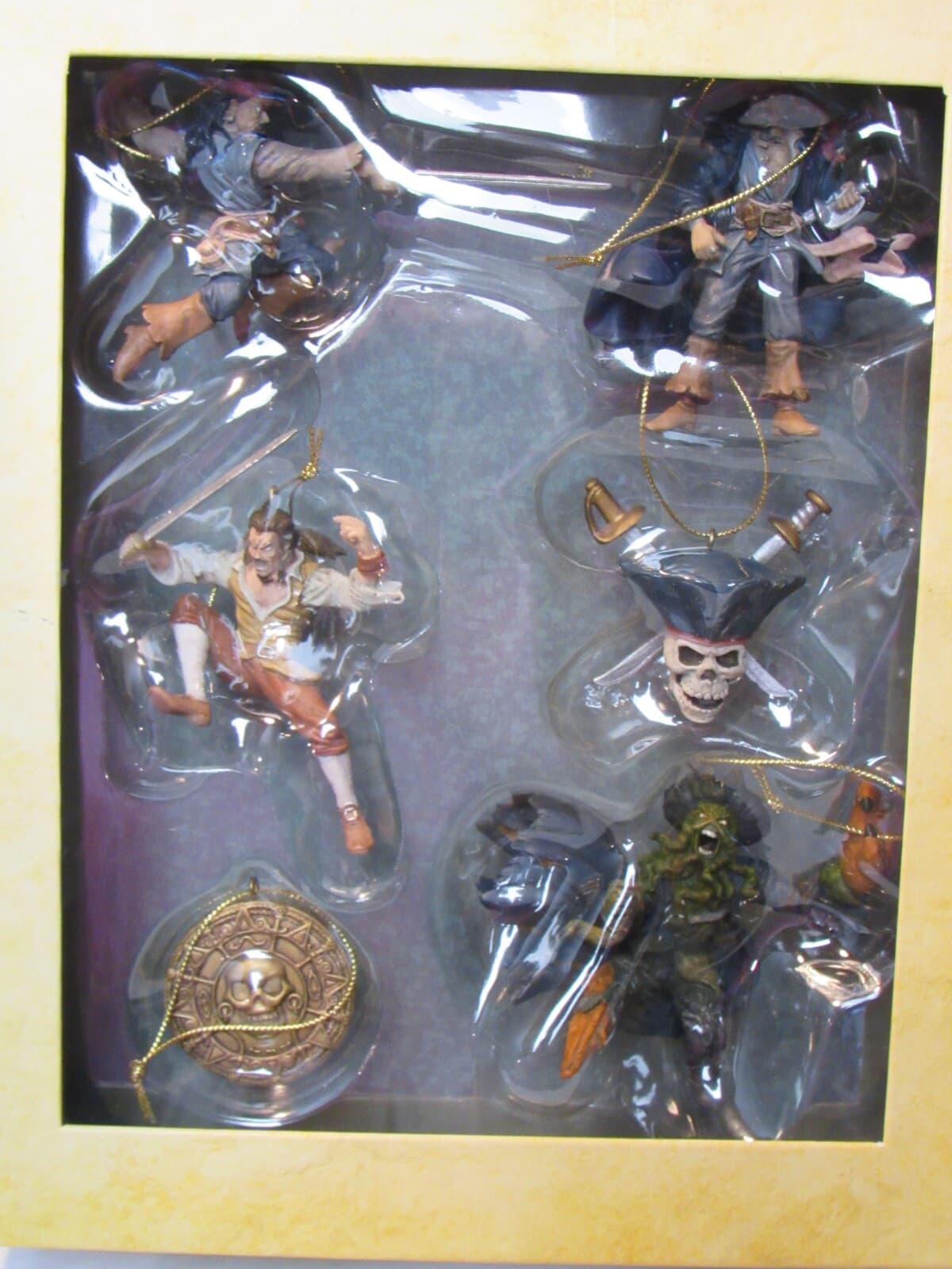 Disney Pirates of the Caribbean Storybook Ornaments Set of 6 L72M - Thumbnail 3