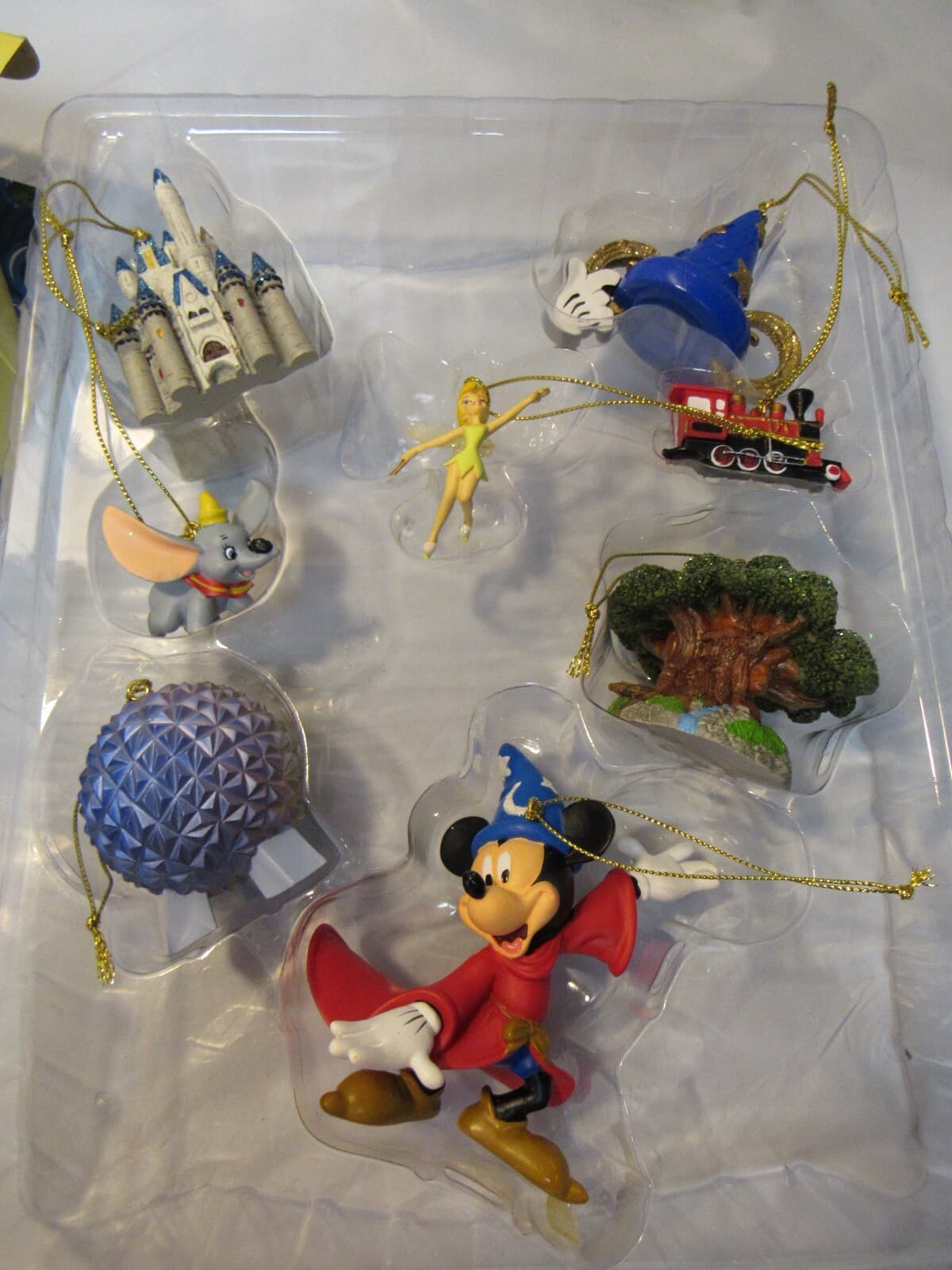 Rare Retired Disney Four Parks One World Story Book Ornament 8Piece Set L73M - Thumbnail 7