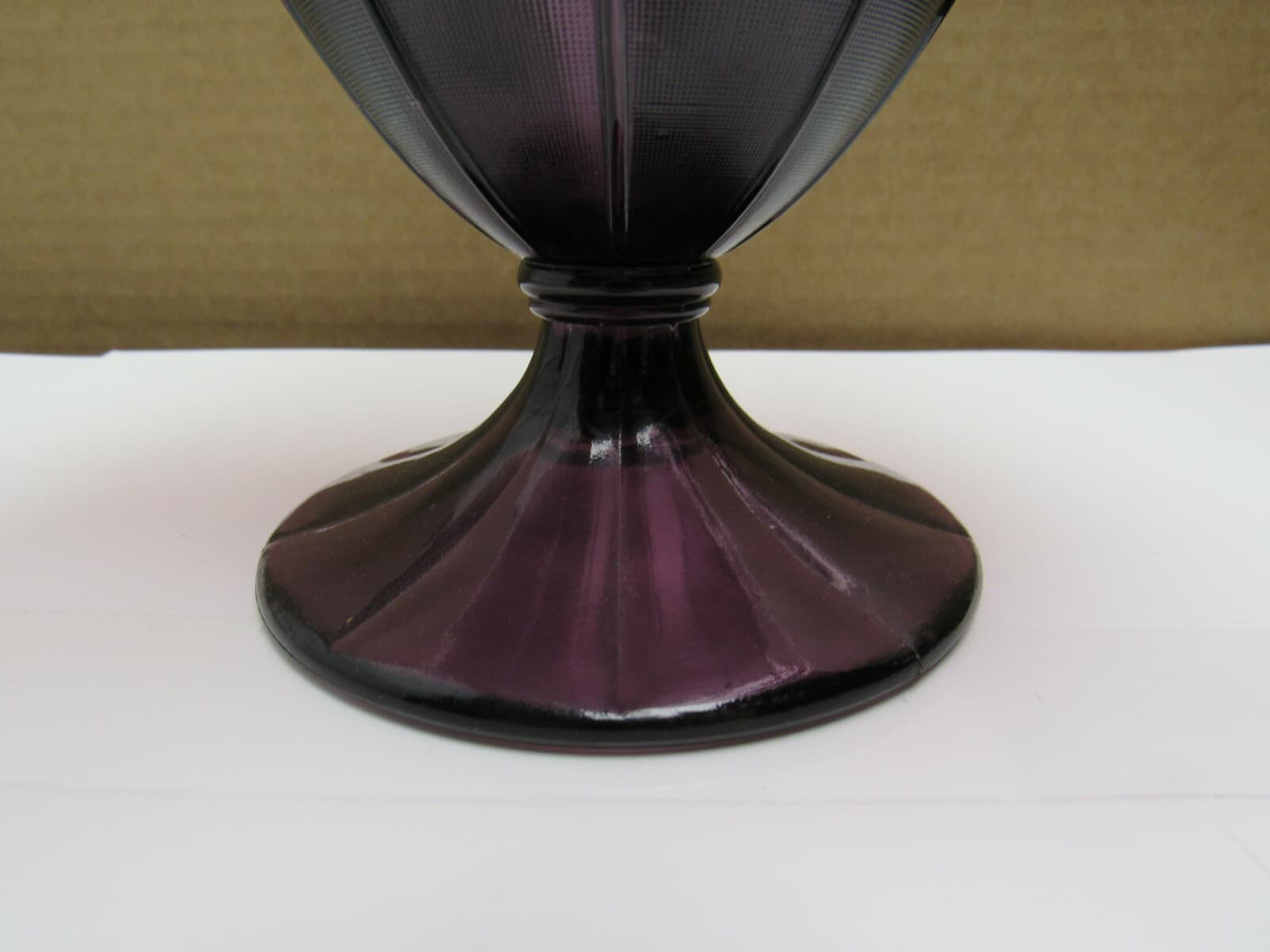 Fenton Amethyst Purple 11" Basket - Thumbnail 5