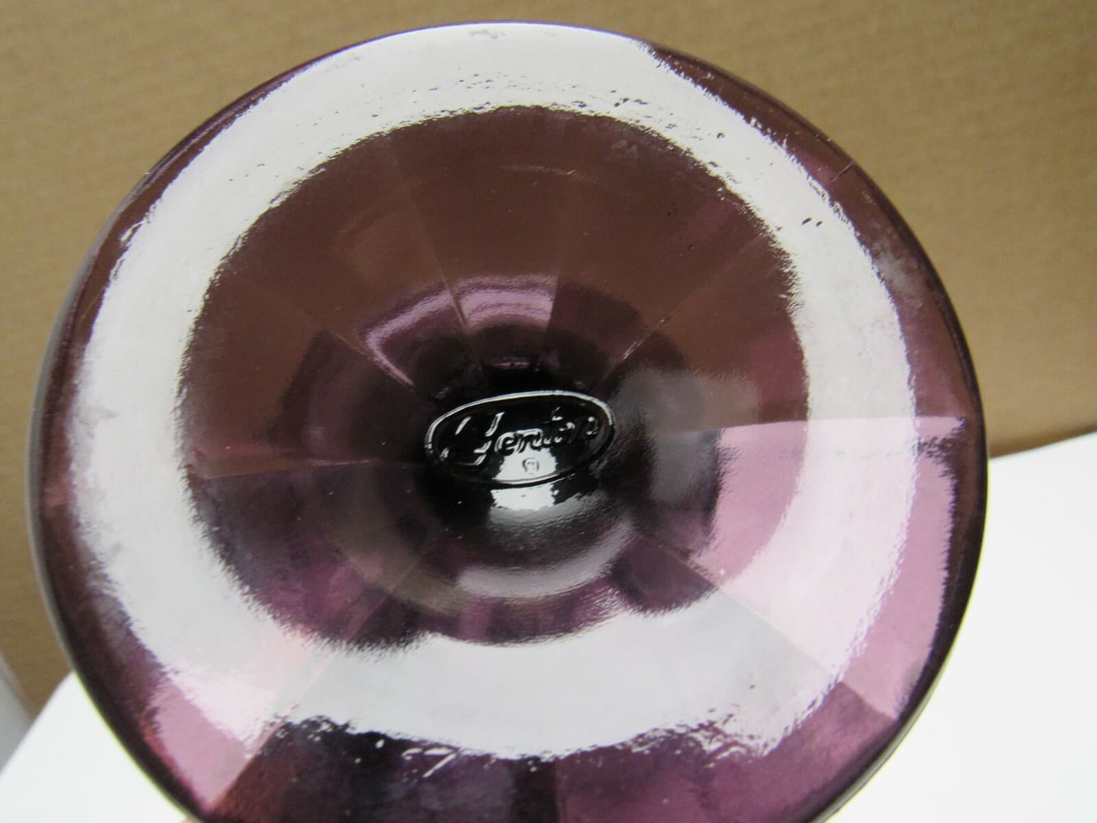 Fenton Amethyst Purple 11" Basket - Thumbnail 6