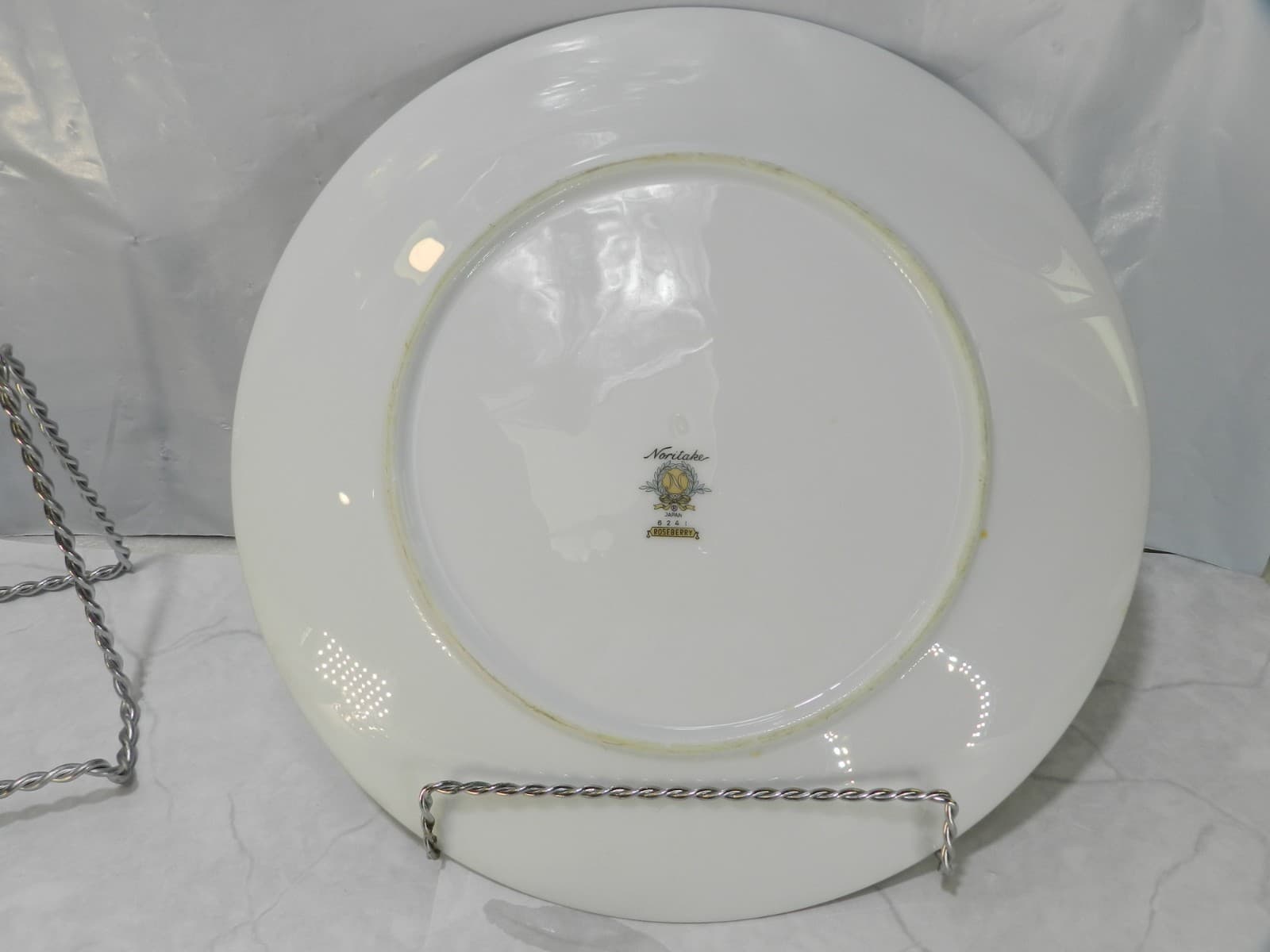 Retired NORITAKE ROSEBERRY 6241 Japan 7pc Place Setting Floral Print (X81K) - Thumbnail 13