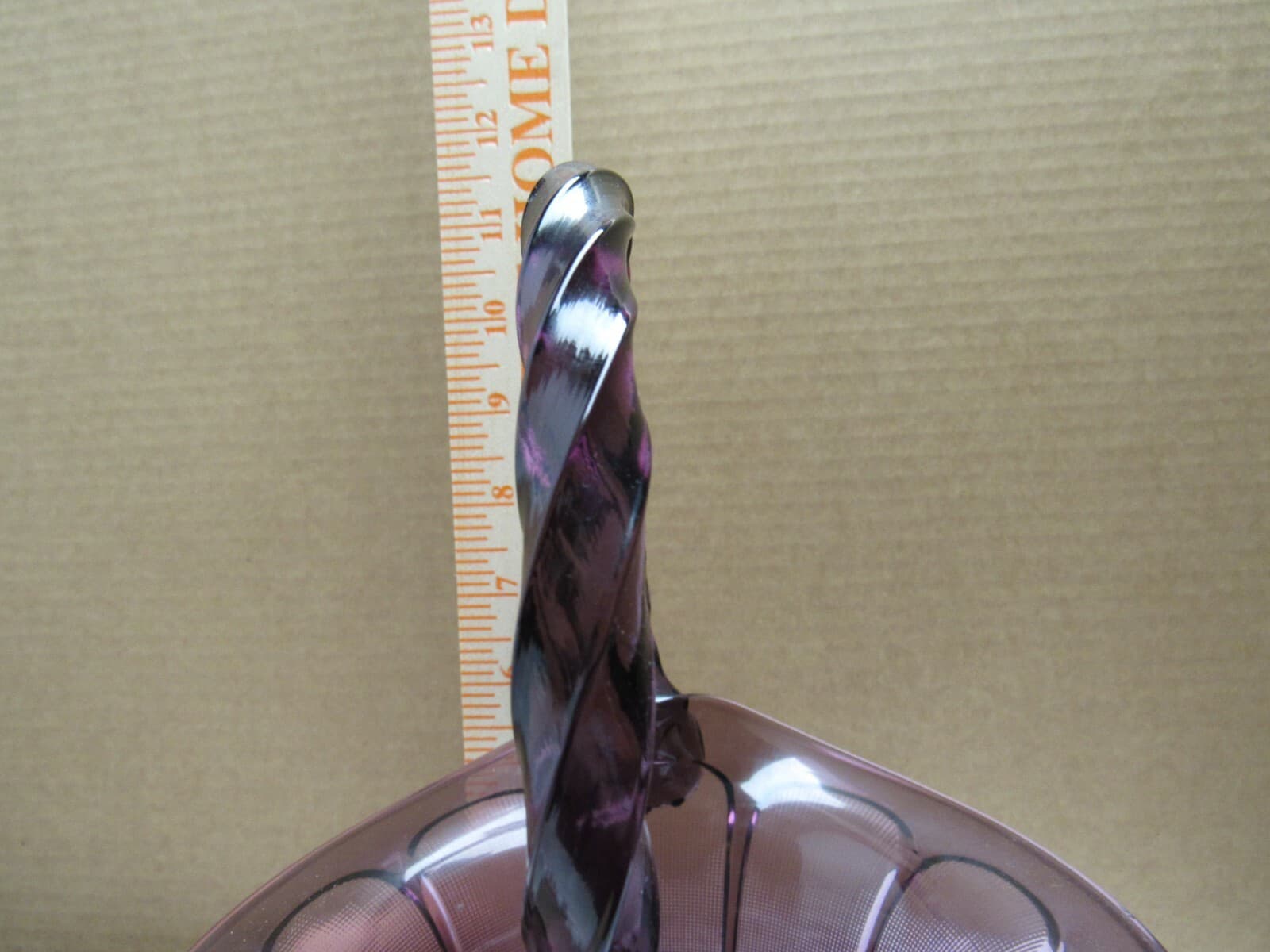 Fenton Amethyst Purple 11" Basket - Thumbnail 7