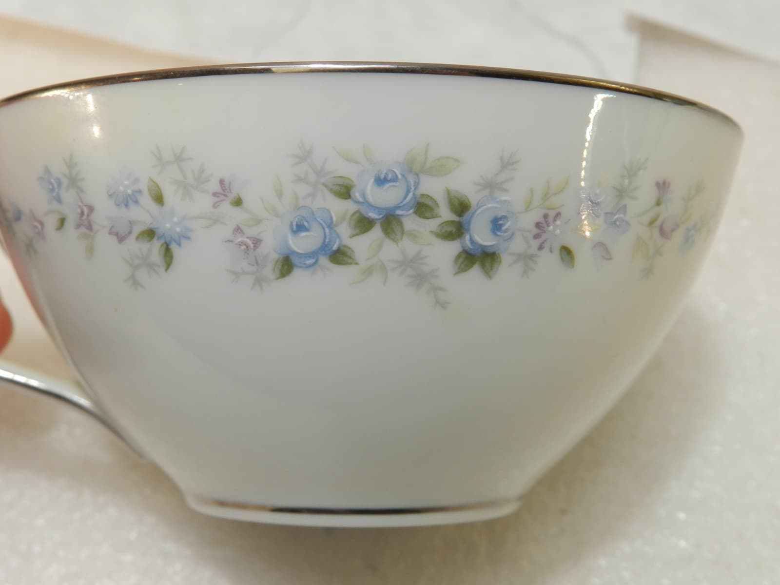 Retired NORITAKE ROSEBERRY 6241 Japan 7pc Place Setting Floral Print (X81K) - Thumbnail 5