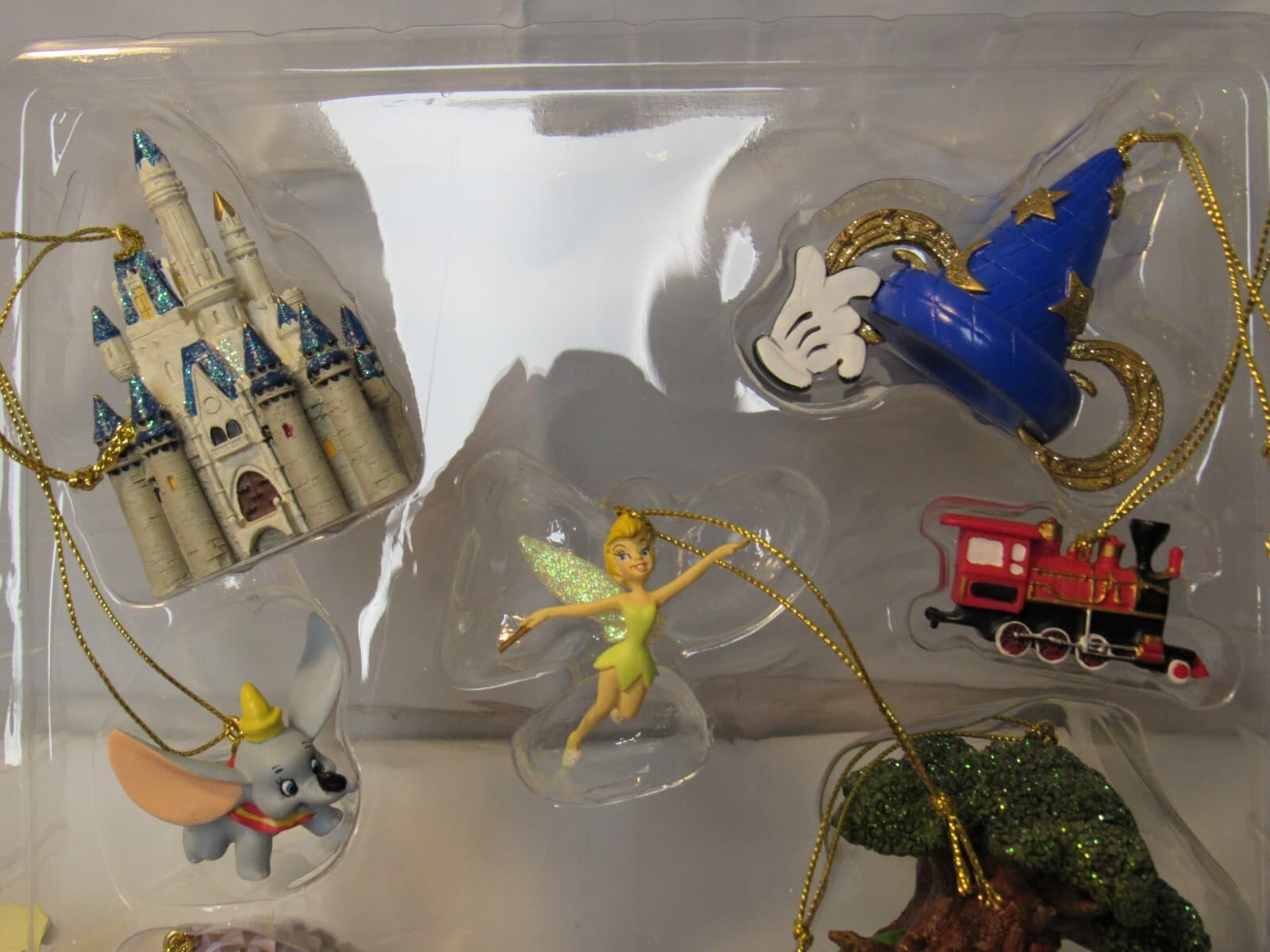 Rare Retired Disney Four Parks One World Story Book Ornament 8Piece Set L73M - Thumbnail 8