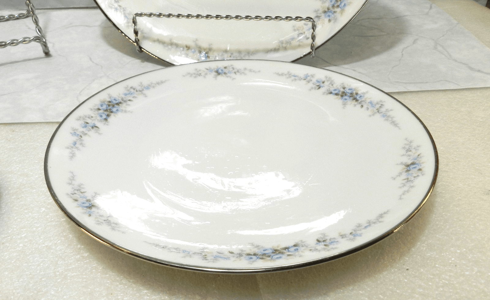 Retired NORITAKE ROSEBERRY 6241 Japan 7pc Place Setting Floral Print (X81K) - Thumbnail 10