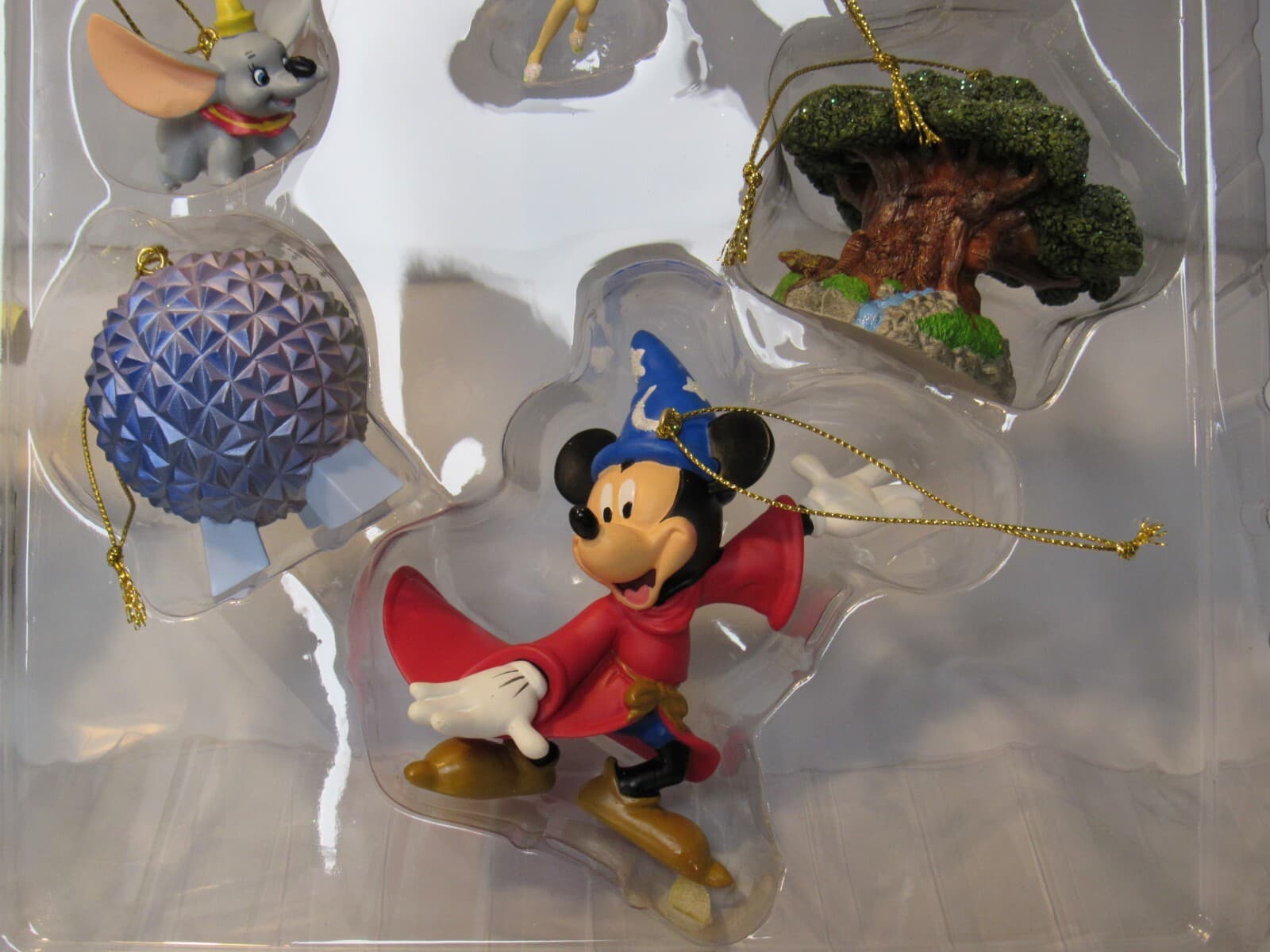 Rare Retired Disney Four Parks One World Story Book Ornament 8Piece Set L73M - Thumbnail 9