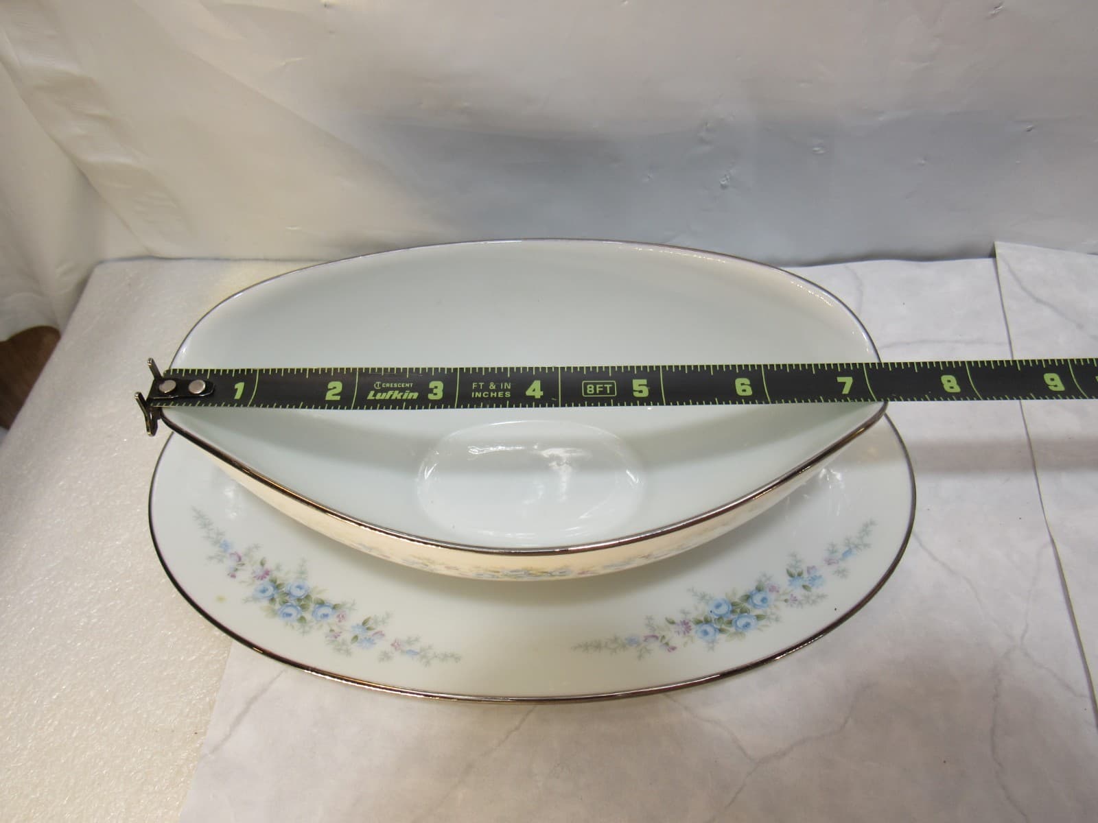3Pc Retired NORITAKE ROSEBERRY 6241 Japan - Gravy Boat / Creamer / Sugar X86K - Thumbnail 18
