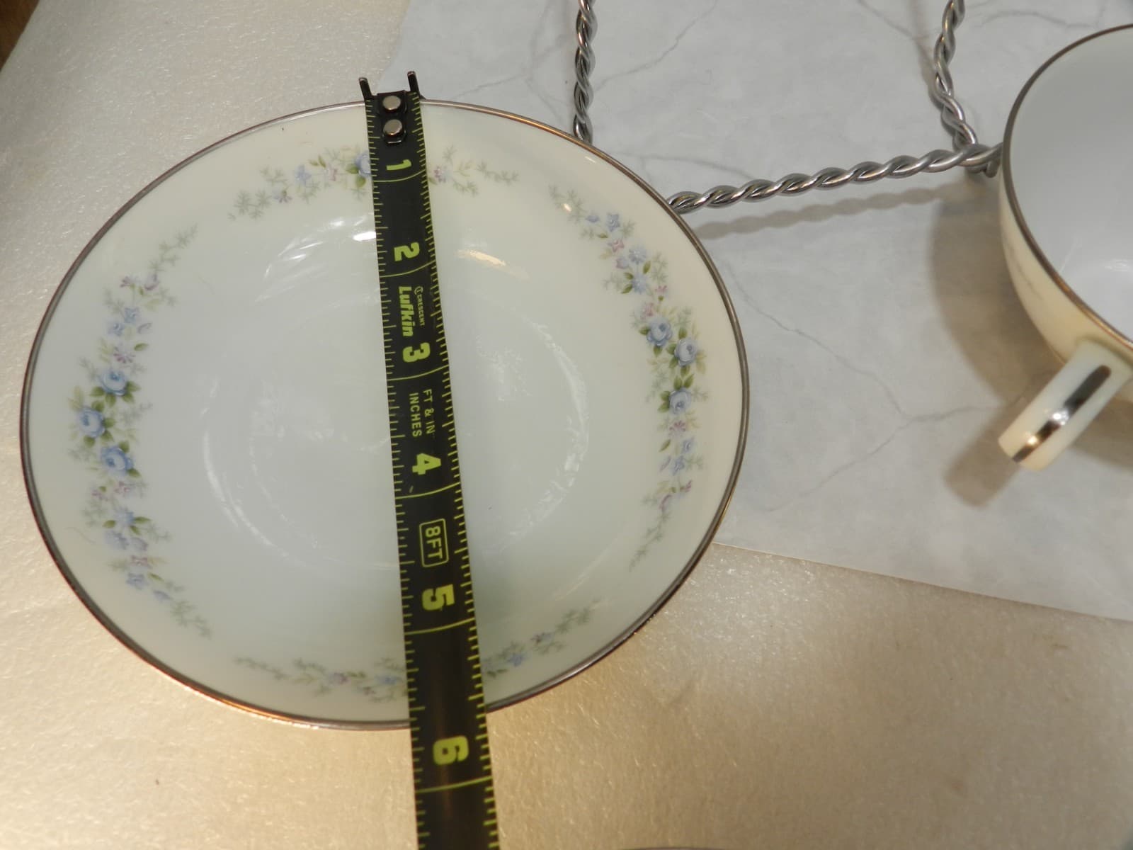 Retired NORITAKE ROSEBERRY 6241 Japan 7pc Place Setting Floral Print (X81K) - Thumbnail 18