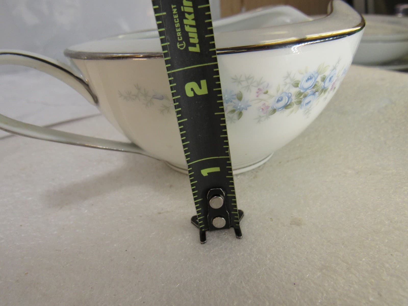 3Pc Retired NORITAKE ROSEBERRY 6241 Japan - Gravy Boat / Creamer / Sugar X86K - Thumbnail 17