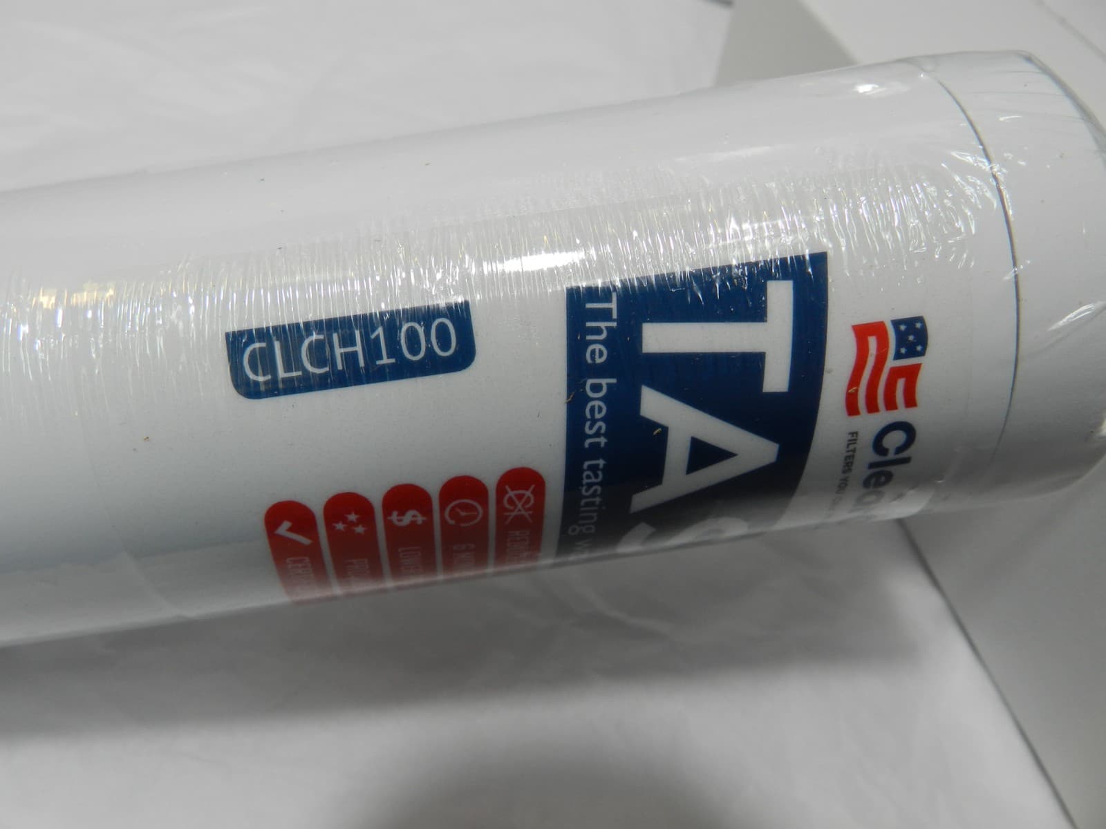 (2) Clear Choice CLCH100 Refrigerator Water Filters NEW Sealed Whirlpool (M24J) - Thumbnail 3