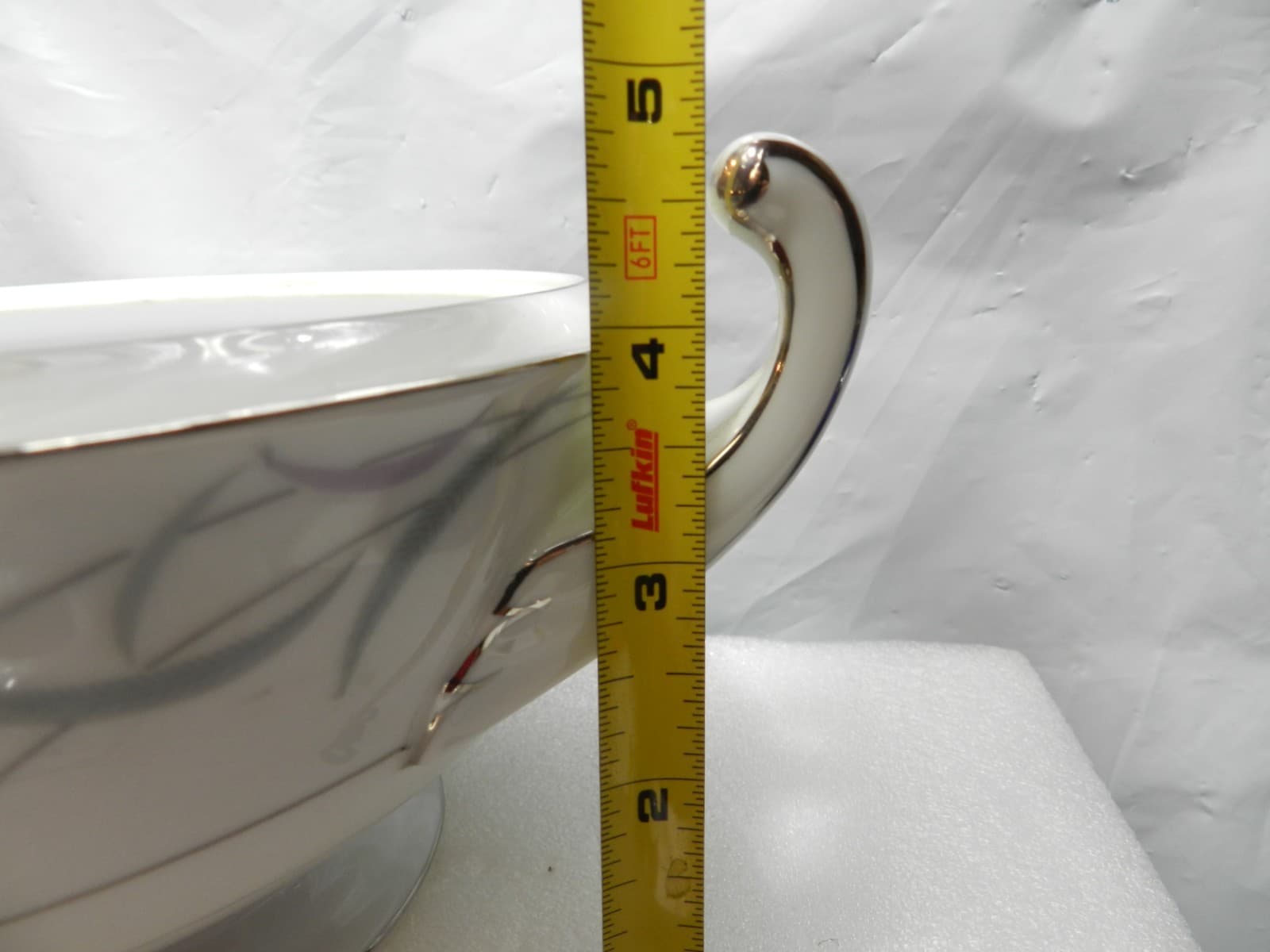 Vintage Valmont China Covered Serving Tureen Royal Wheat 1950's Japan (H17J) - Thumbnail 8