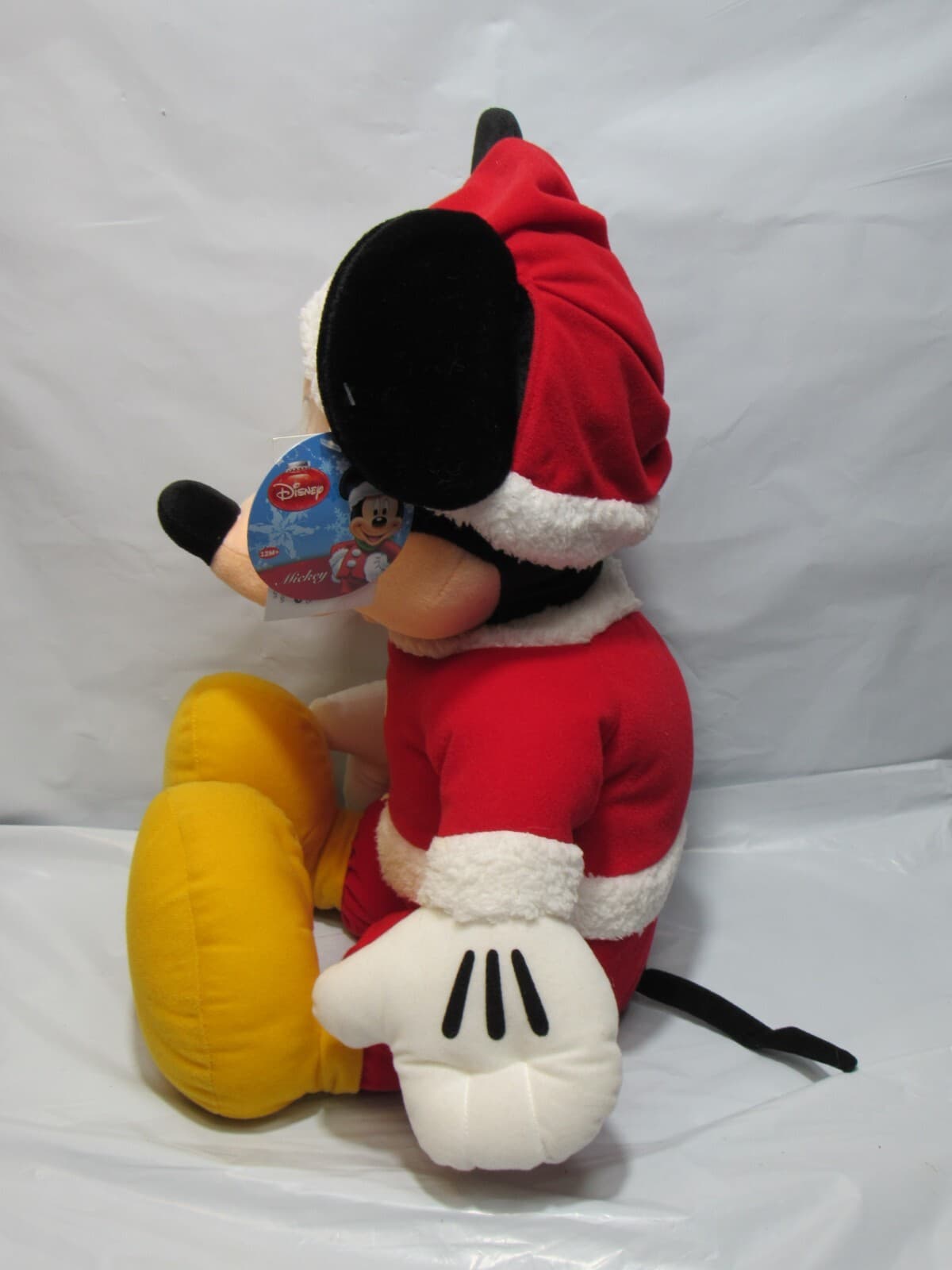 90's Mickey Mouse Santa Claus Plush Disney 18" Christmas Holiday NEW w Tags L78M - Thumbnail 5
