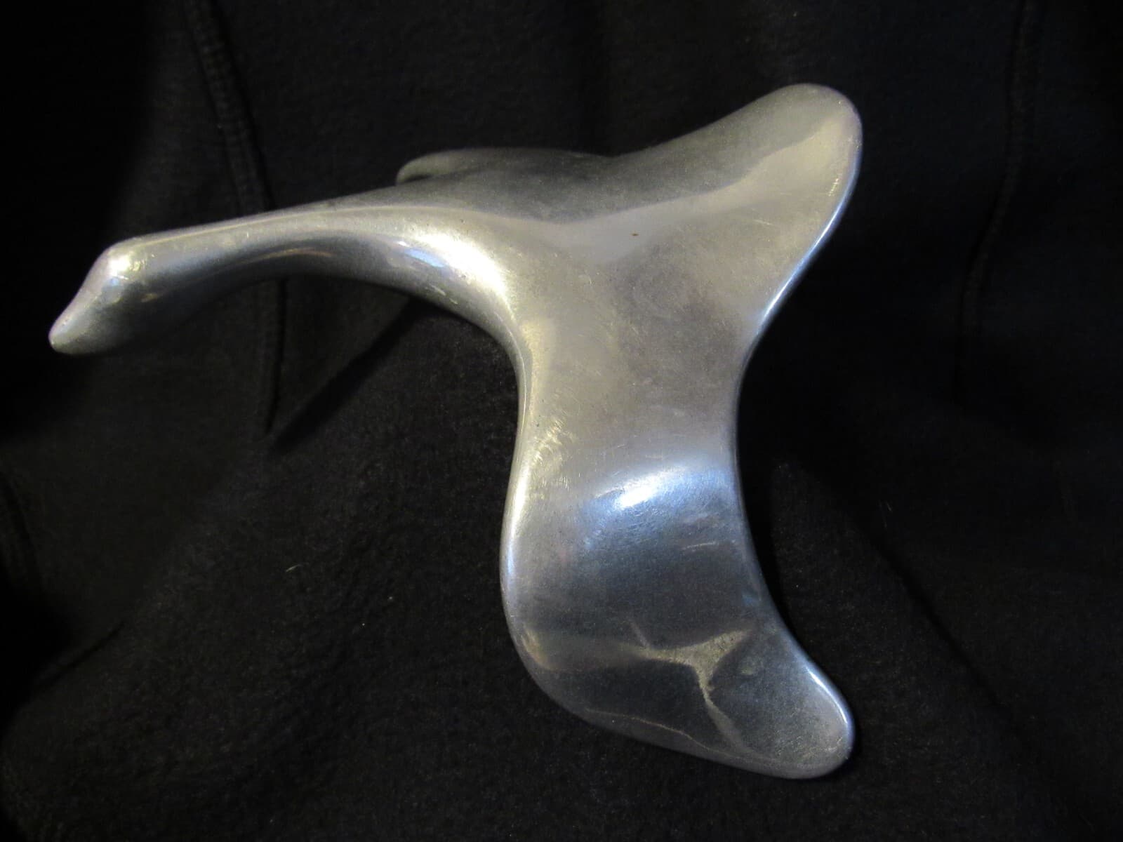 Hoselton Canada Aluminum Flying CANADIAN GOOSE Sculpture Signed Numbered W41S - Thumbnail 3