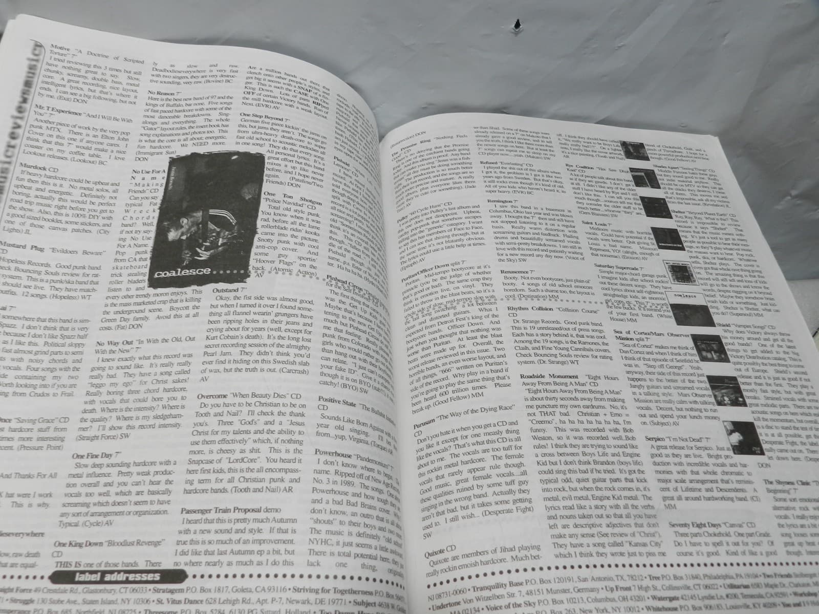 Second Nature & M.A.G Spring 1998/Hardcore / Punk/Straightedge Magazines (H15J) - Thumbnail 4