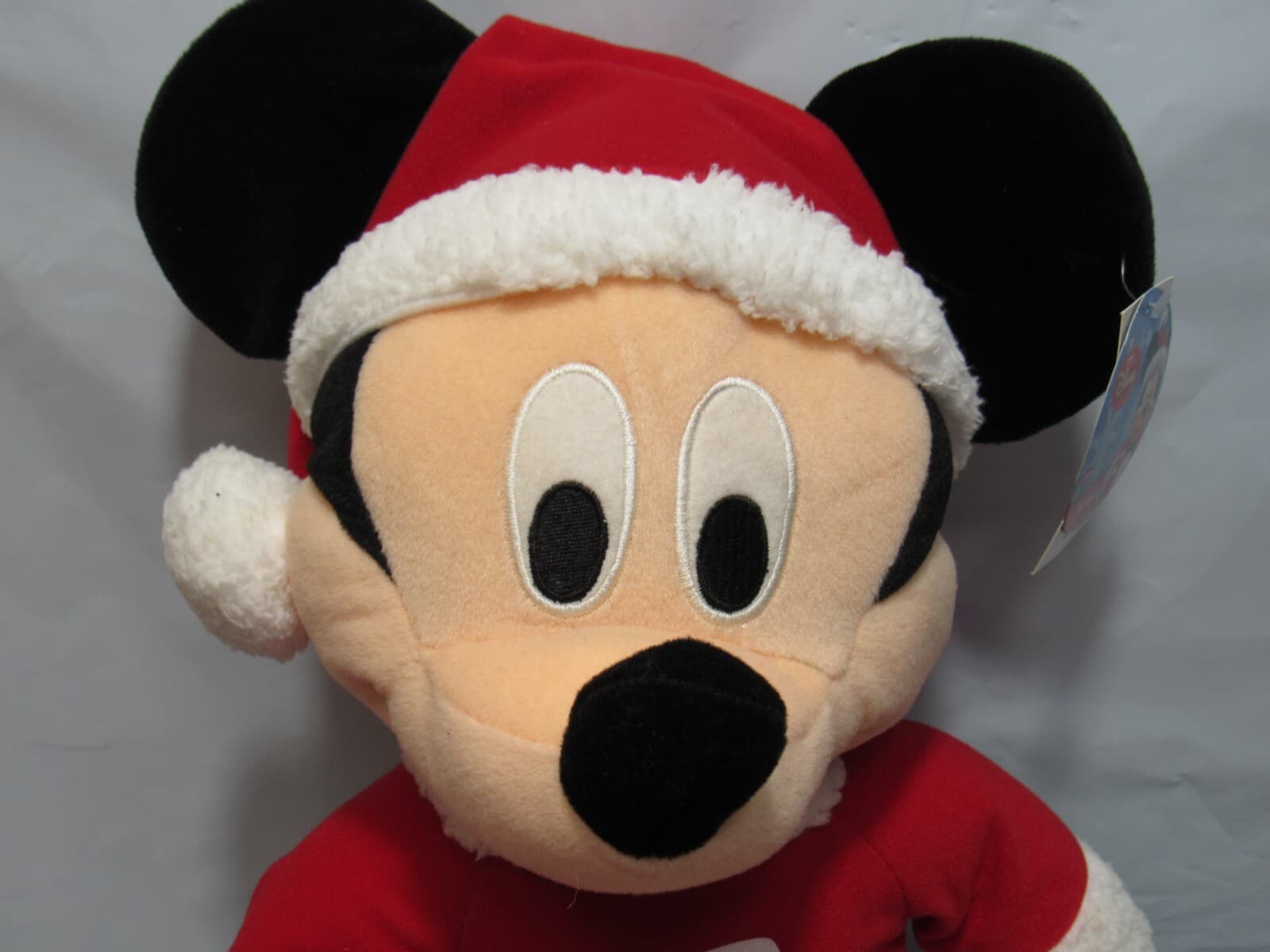 90's Mickey Mouse Santa Claus Plush Disney 18" Christmas Holiday NEW w Tags L78M - Thumbnail 8