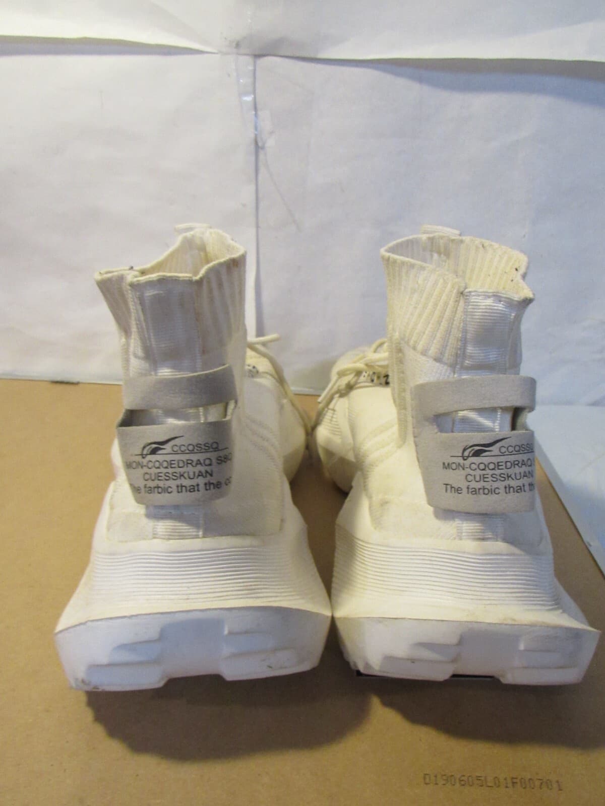 HECTOR 'Trojan Legend' X9X Sneakers Mens SIZE 44 US 9.5 White B59M - Thumbnail 4