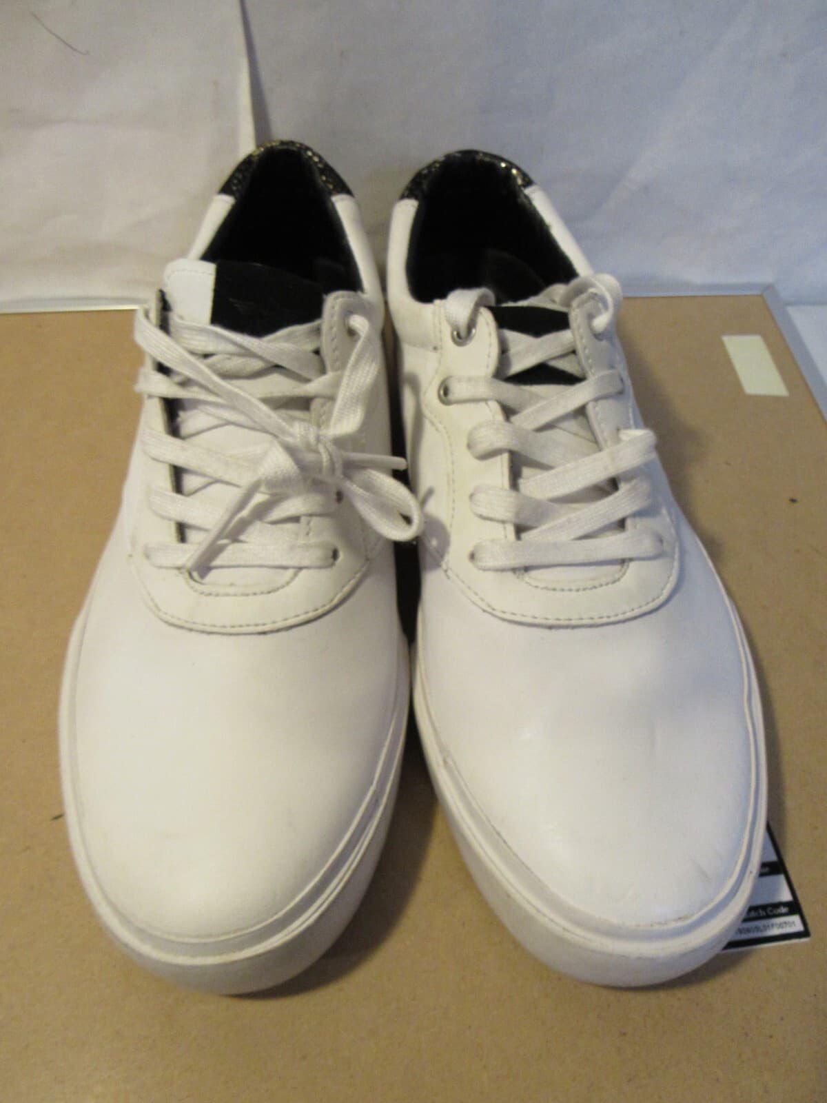 CREATIVE RECREATION CR8REC Mens Low Top Leather White/Metallic Snake SZ 9 B60M - Thumbnail 2