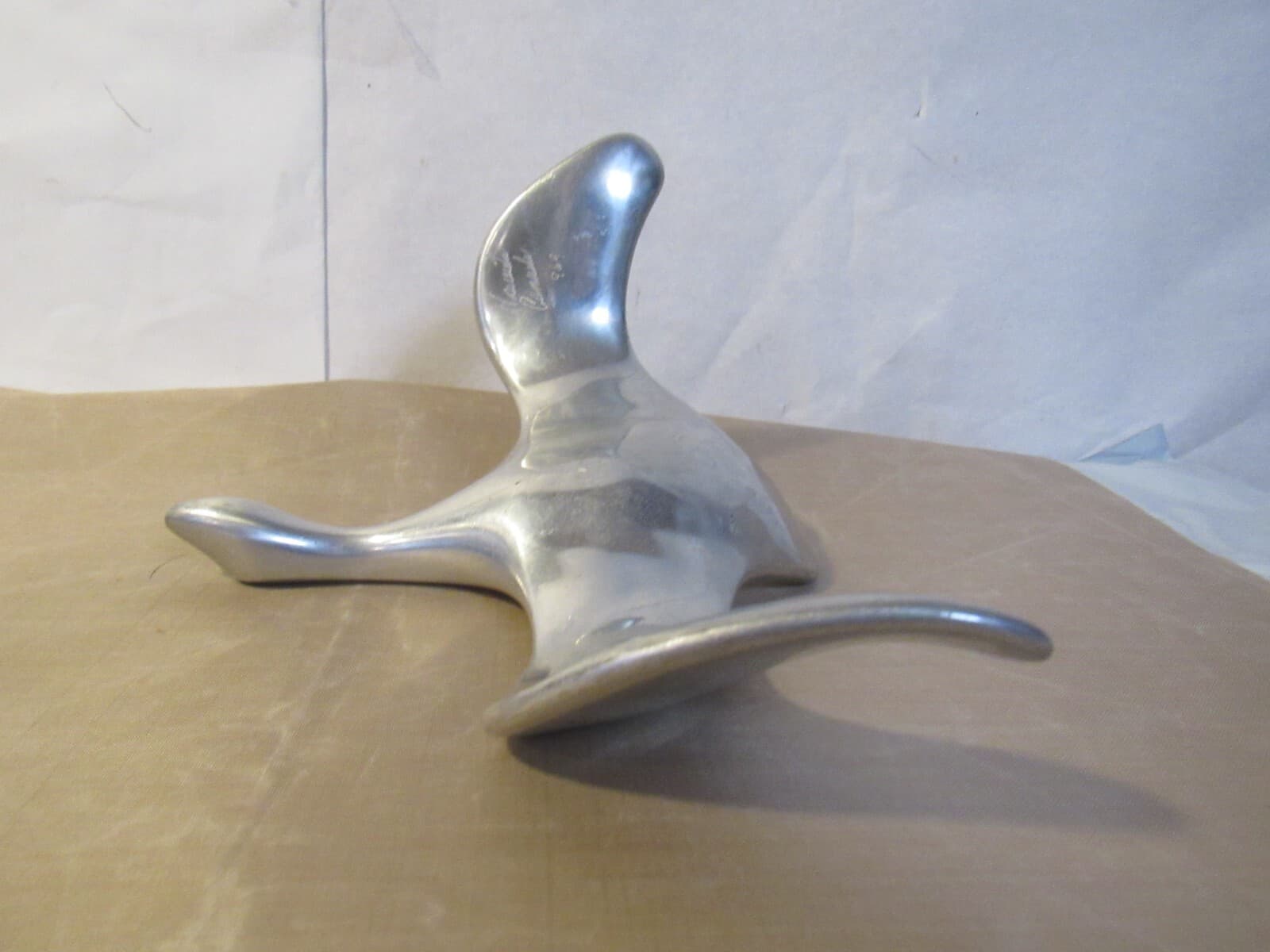 Hoselton Canada Aluminum Flying CANADIAN GOOSE Sculpture Signed Numbered W41S - Thumbnail 11